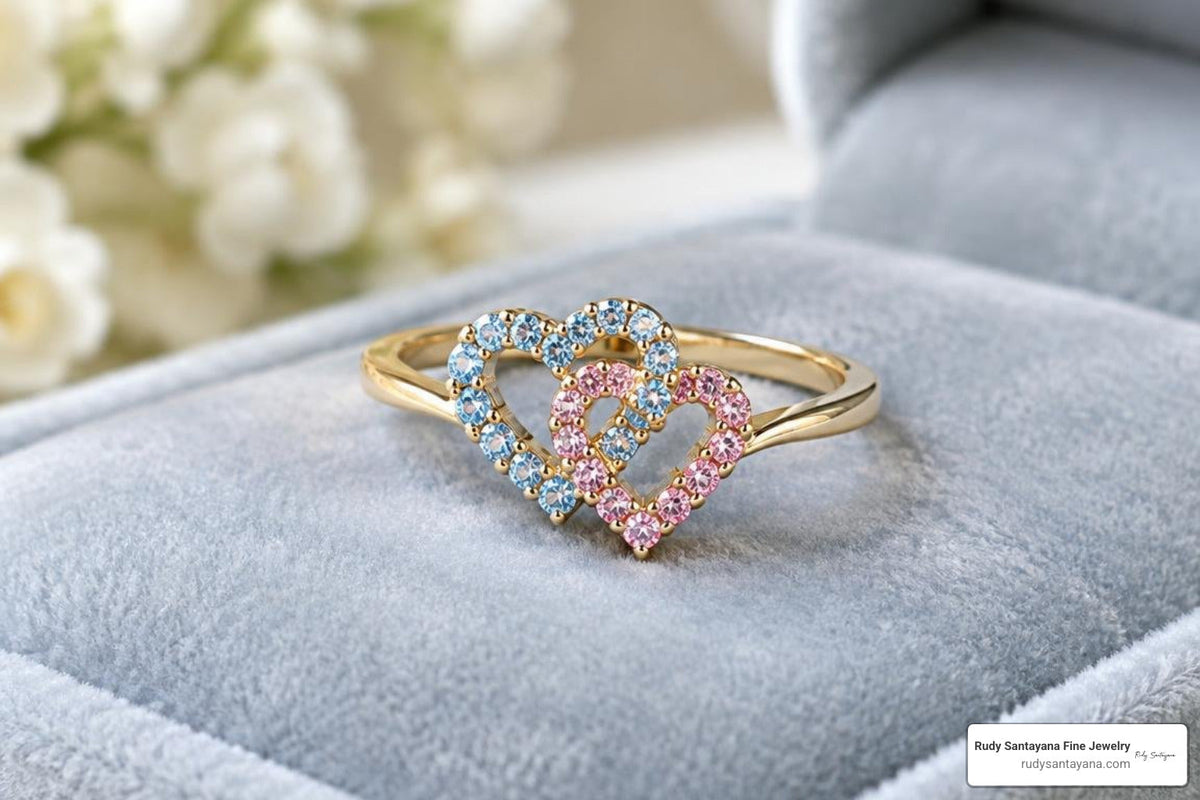 Find the Best 2 Heart Birthstone Ring to Celebrate Your Shared Milestones