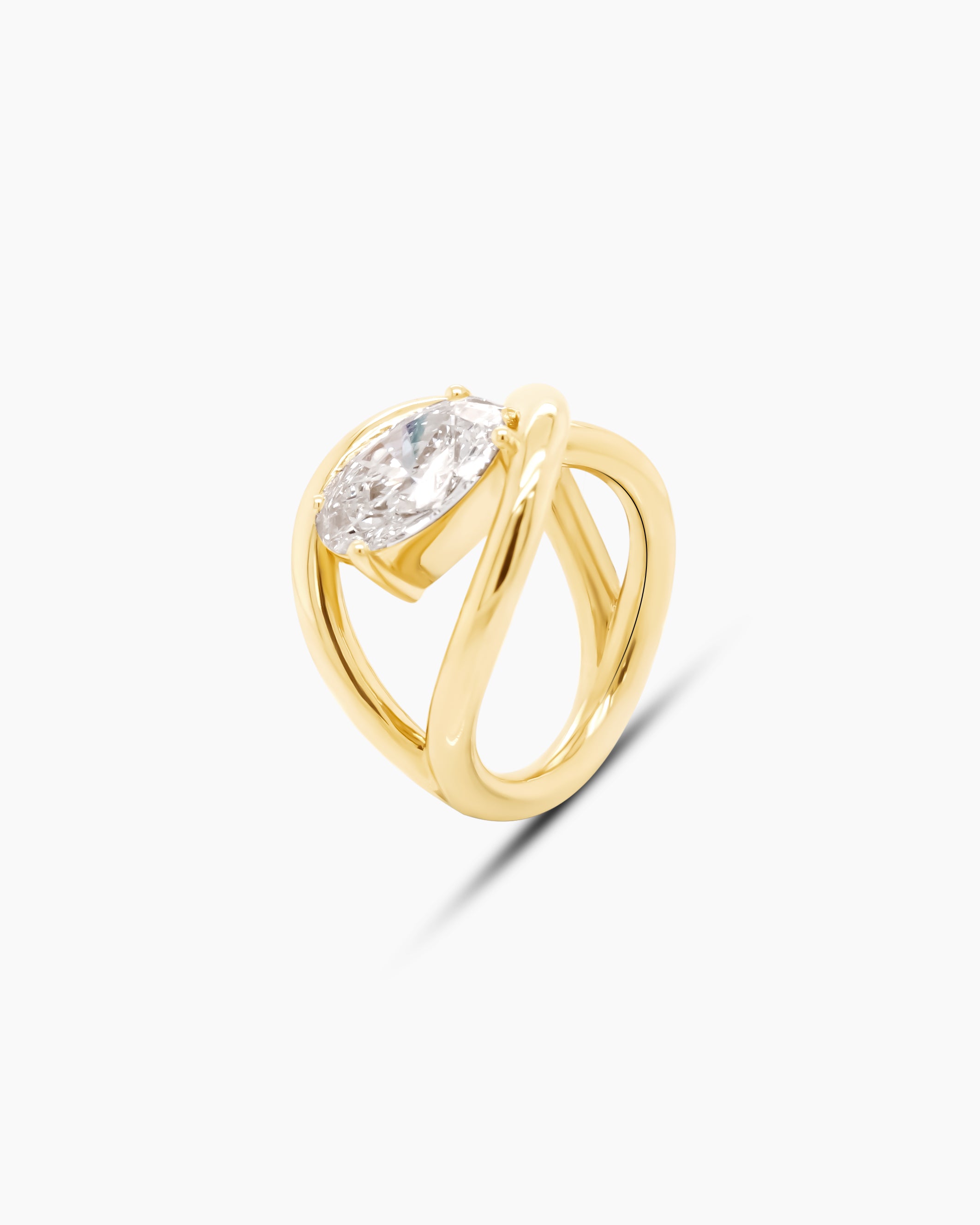 Infinity | Oval Cut Lab Diamond Ring
