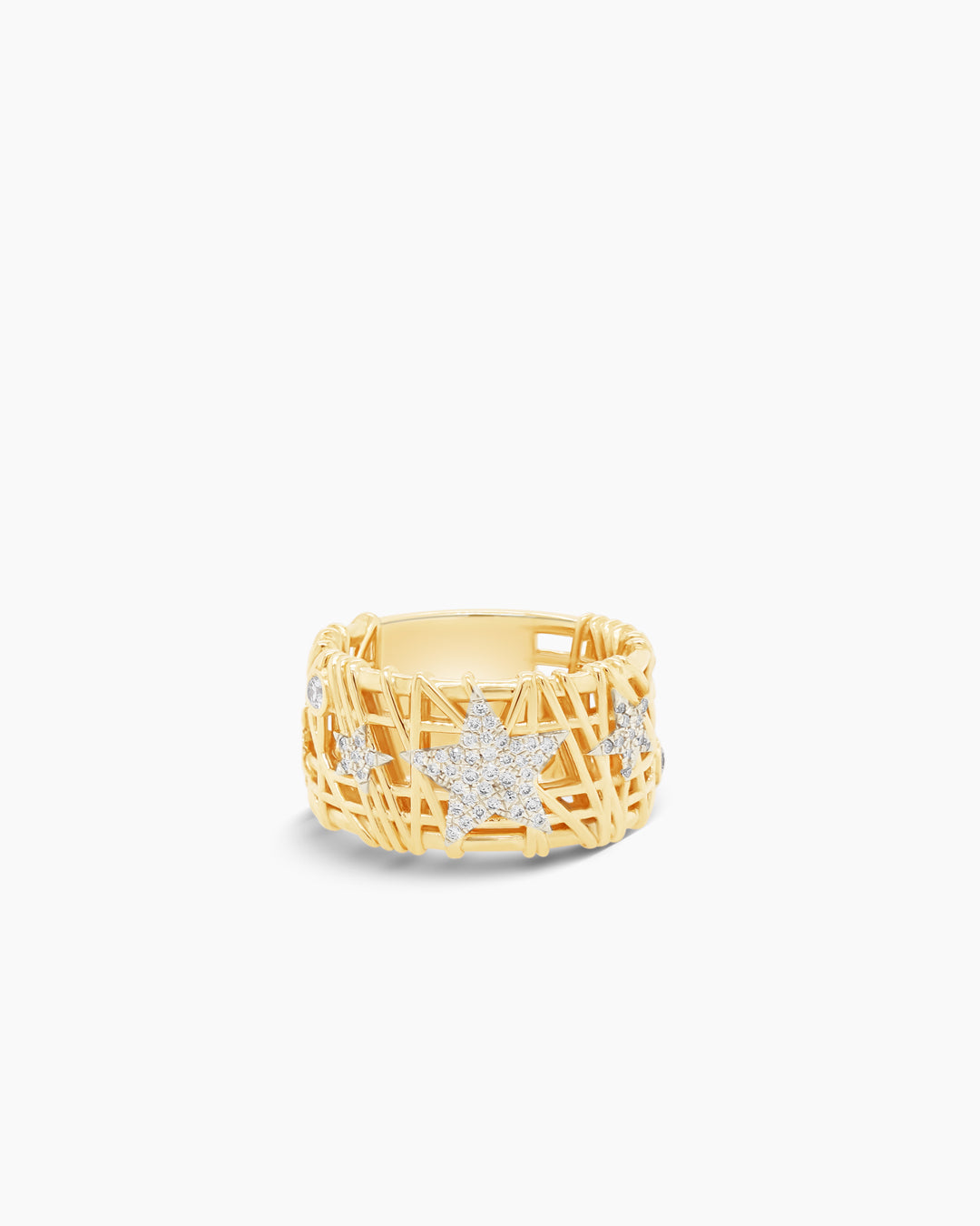Starwoven | Diamond Star Cigar Band Ring