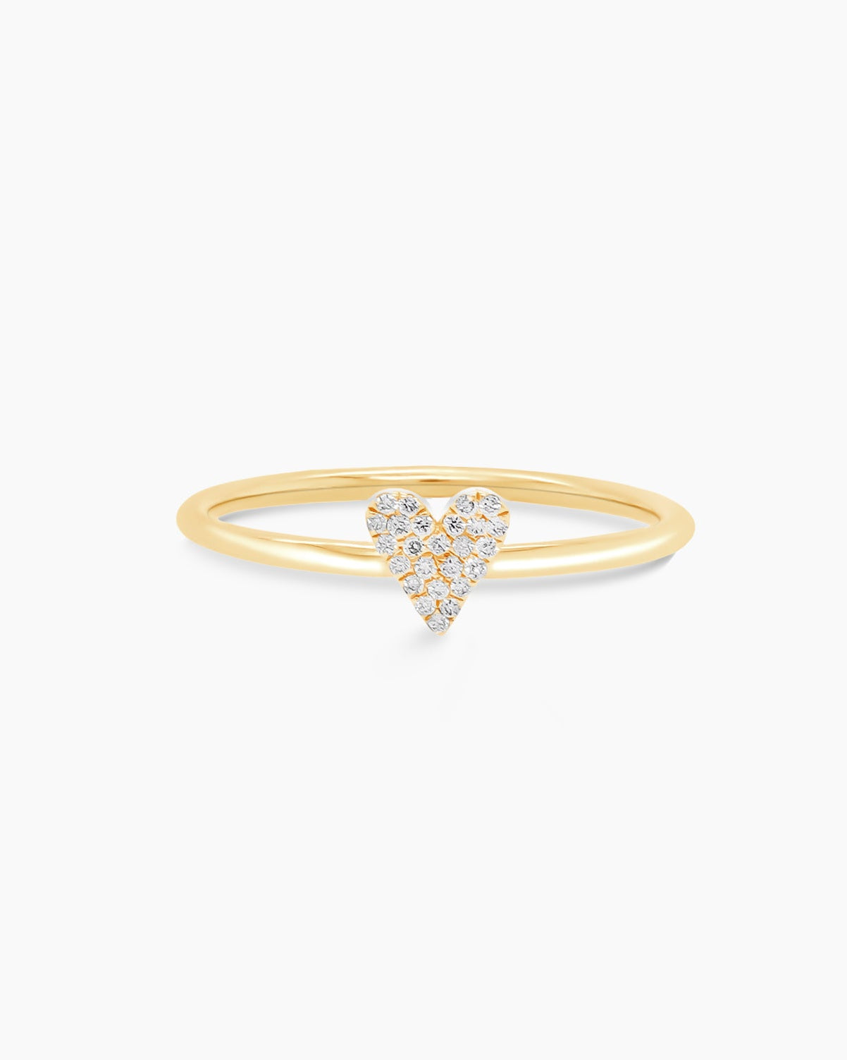 Happy Hearts | Stackable Diamond Ring
