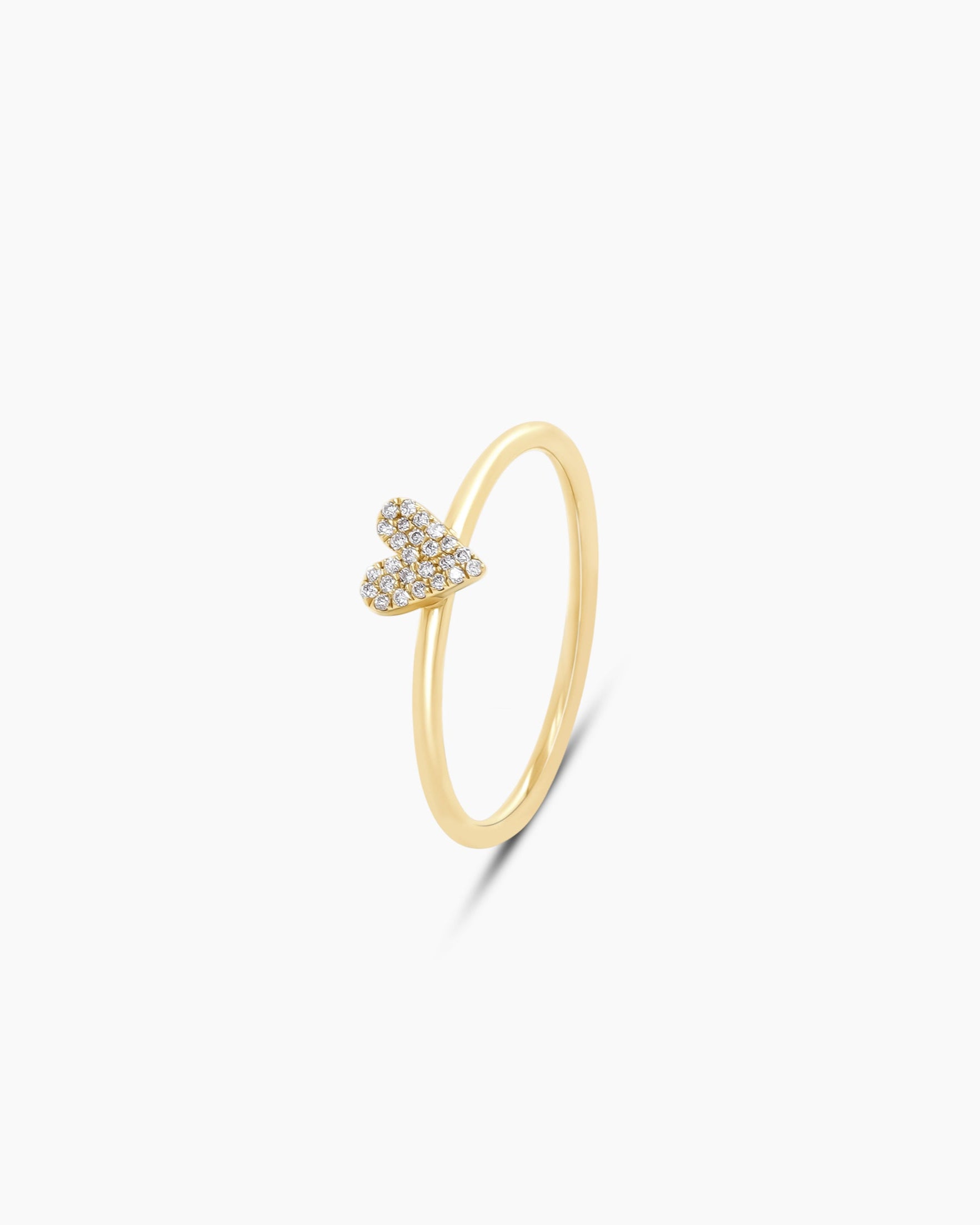 Happy Hearts | Stackable Diamond Ring