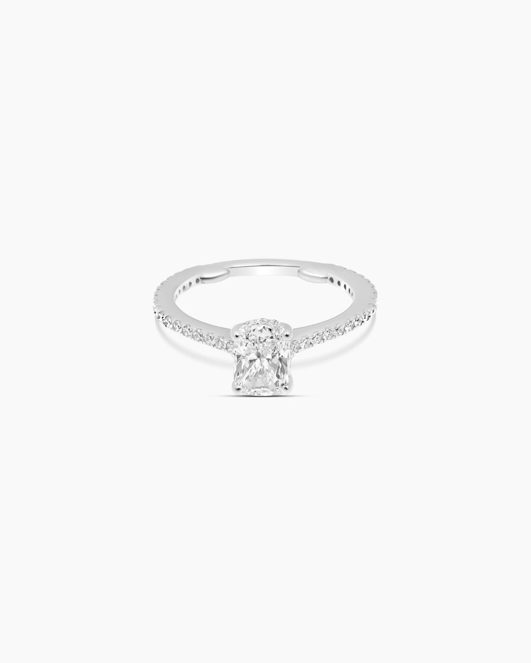 Wedded Bliss | Radiant Cut Lab Diamond Engagement Ring