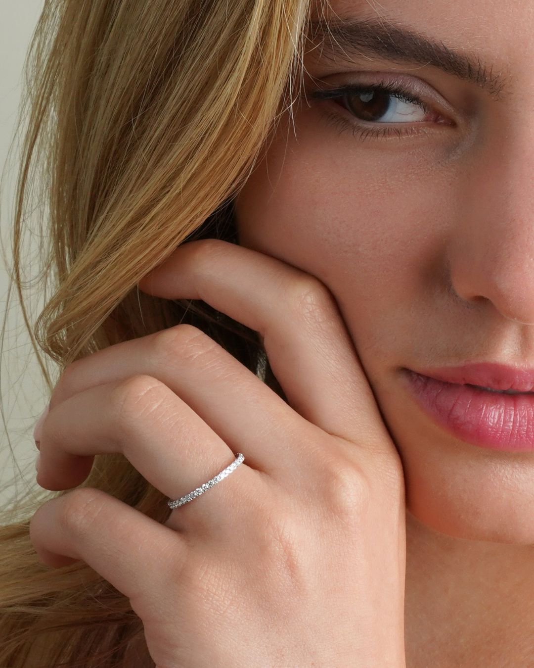 Promised Love | Small Lab Diamond Eternity Band