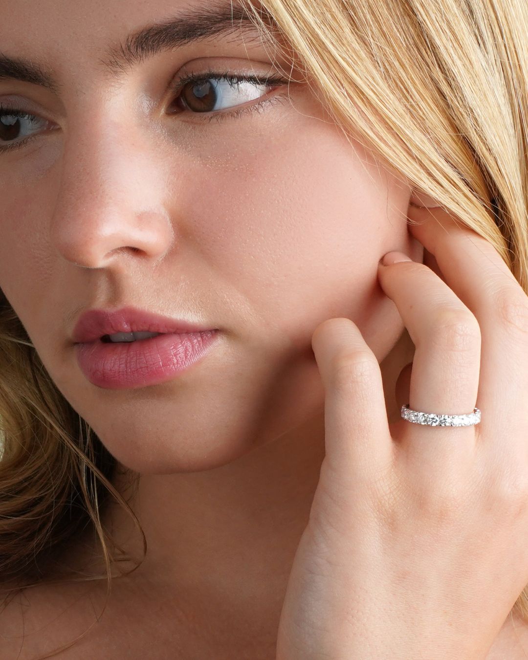 Promised Love | Large Lab Diamond Eternity Band