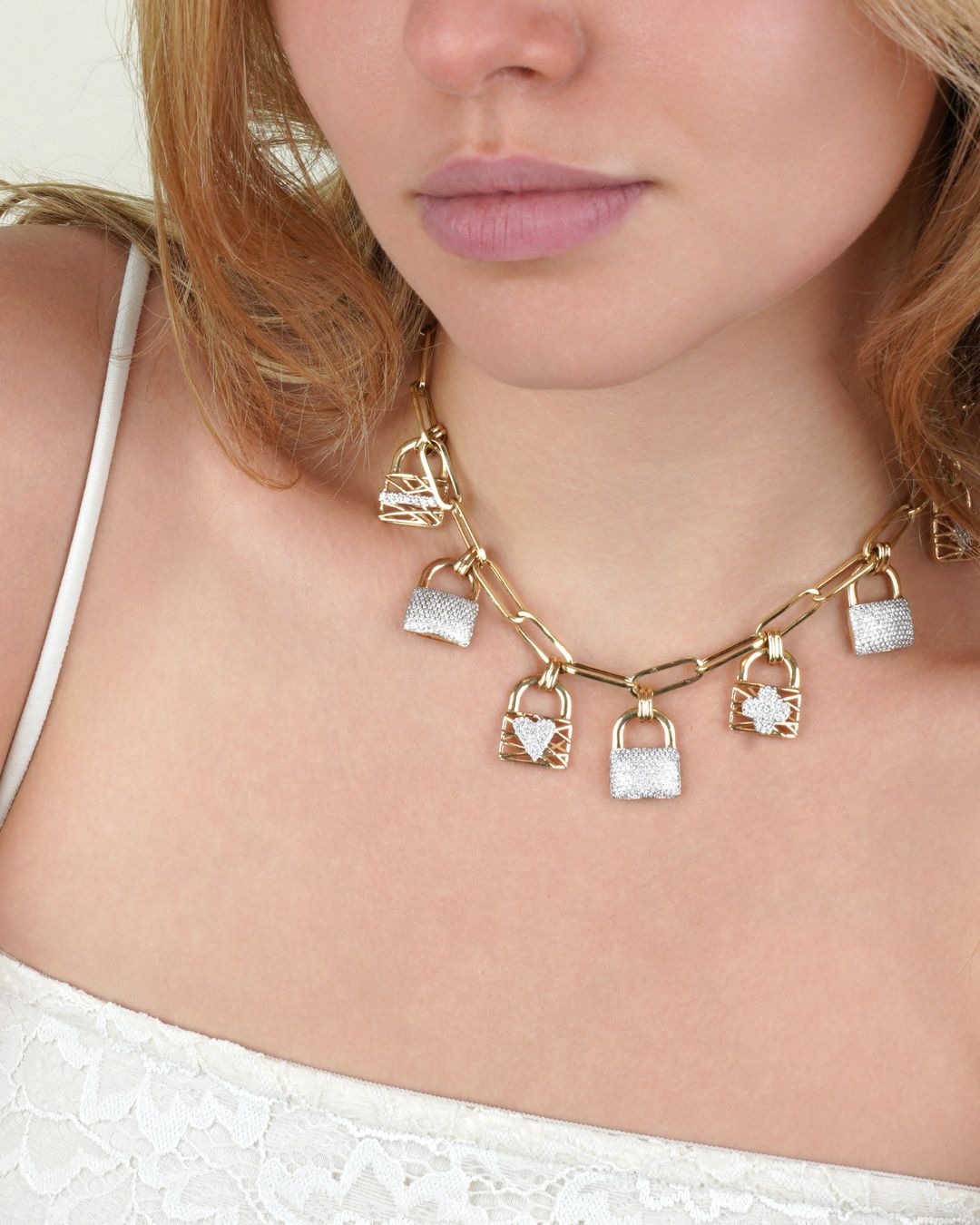 Love Locked | Large Multi Locket Pendant Necklace