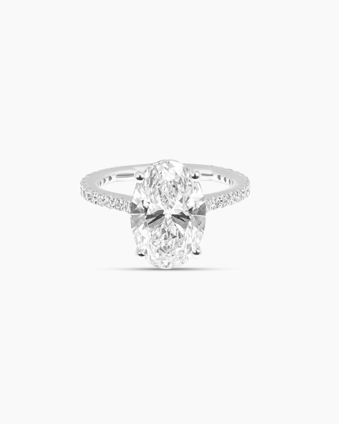 For Life | Oval Cut Lab Diamond Engagement Ring