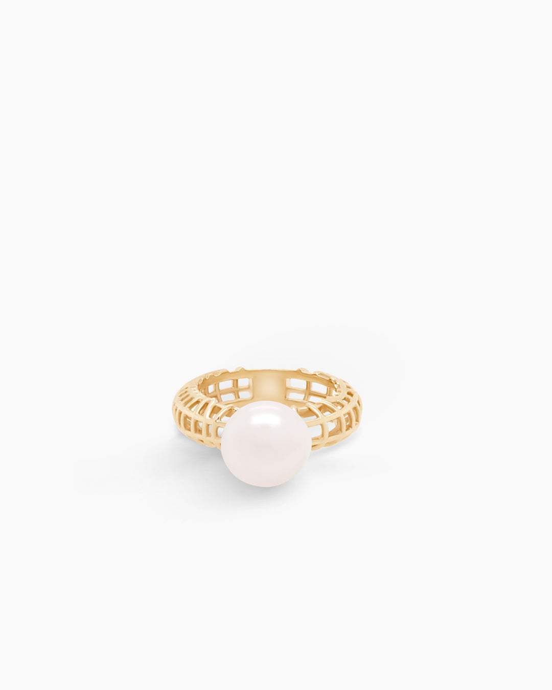 Pearl Orbit | Freshwater Pearl Accent Stackable Ring