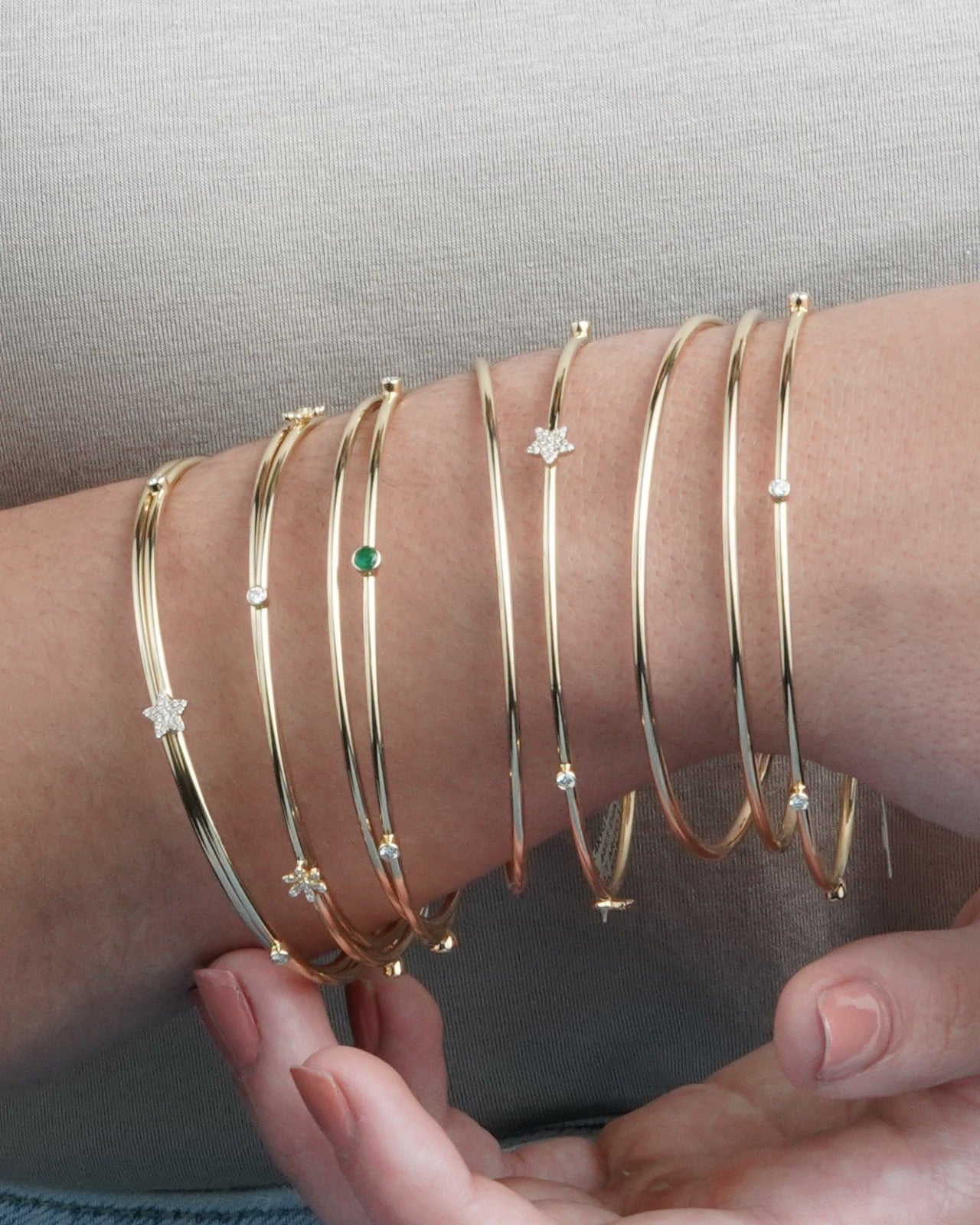 Diamond Bangles