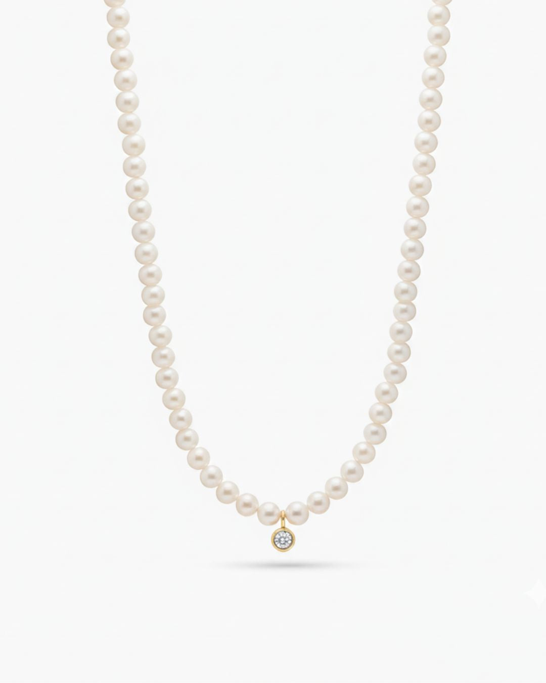 Marrakech | Pearl and Diamond Accent Beaded Necklace