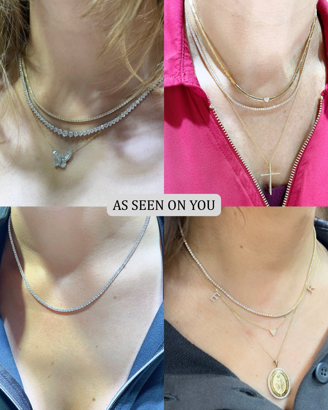 Classic Courtside | Lab Diamond Tennis Necklace