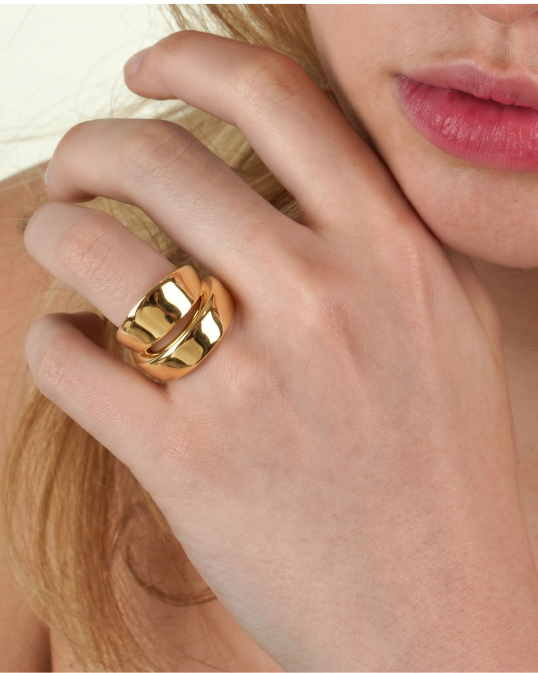 Bolda | Small Gold Vermeil Statement Ring