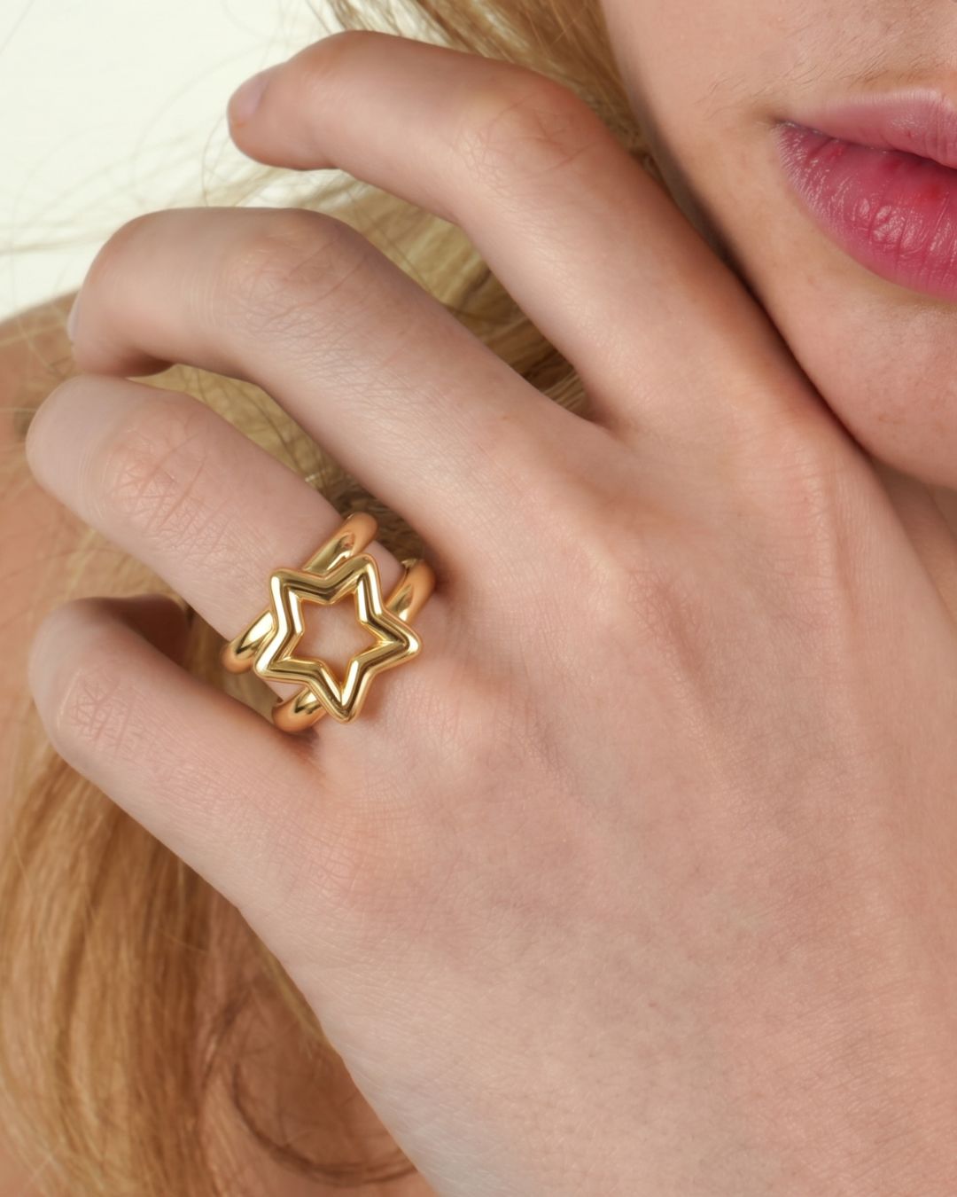 Starlet | Gold Vermeil Statement Star Ring