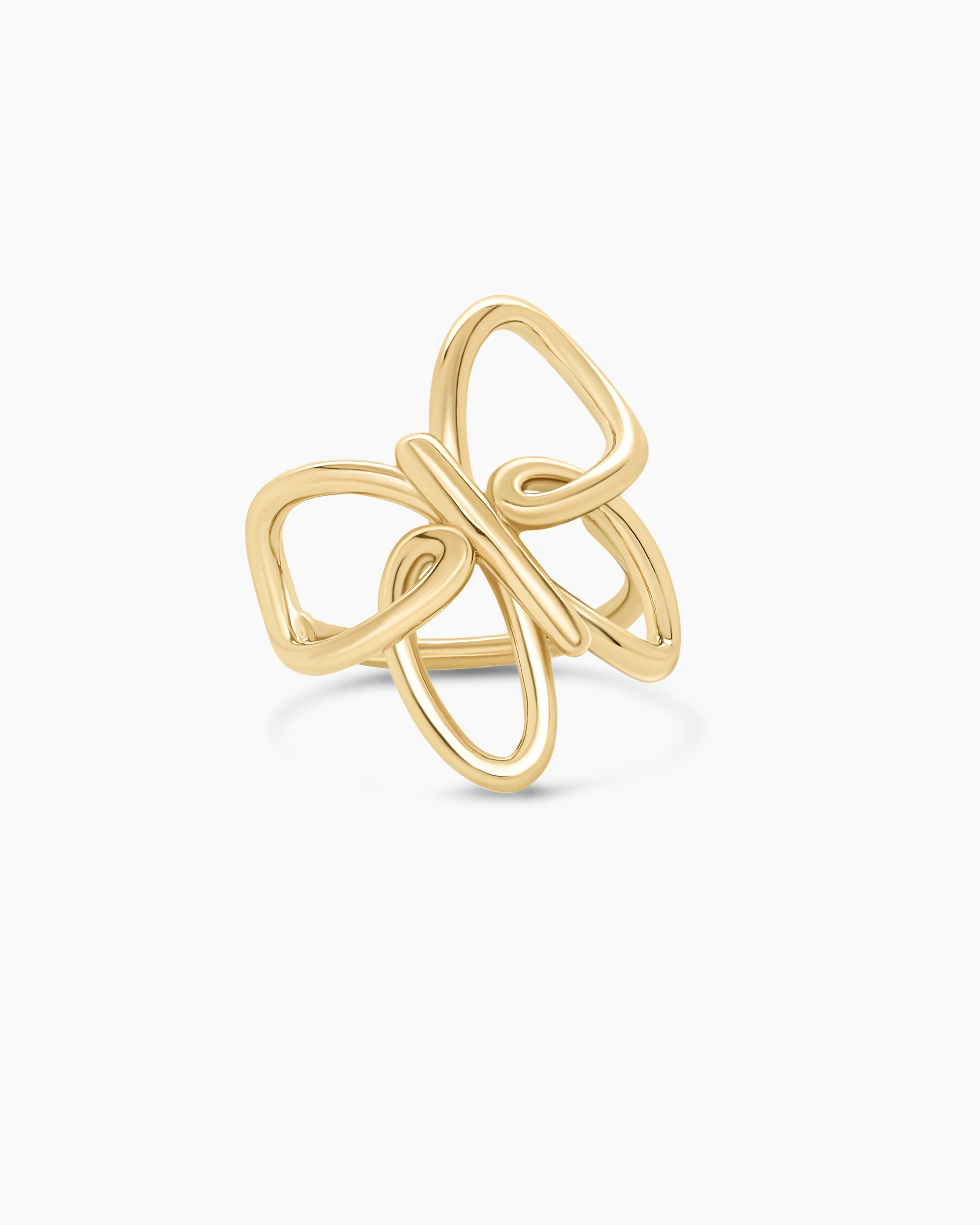 Large Butterfly Ring