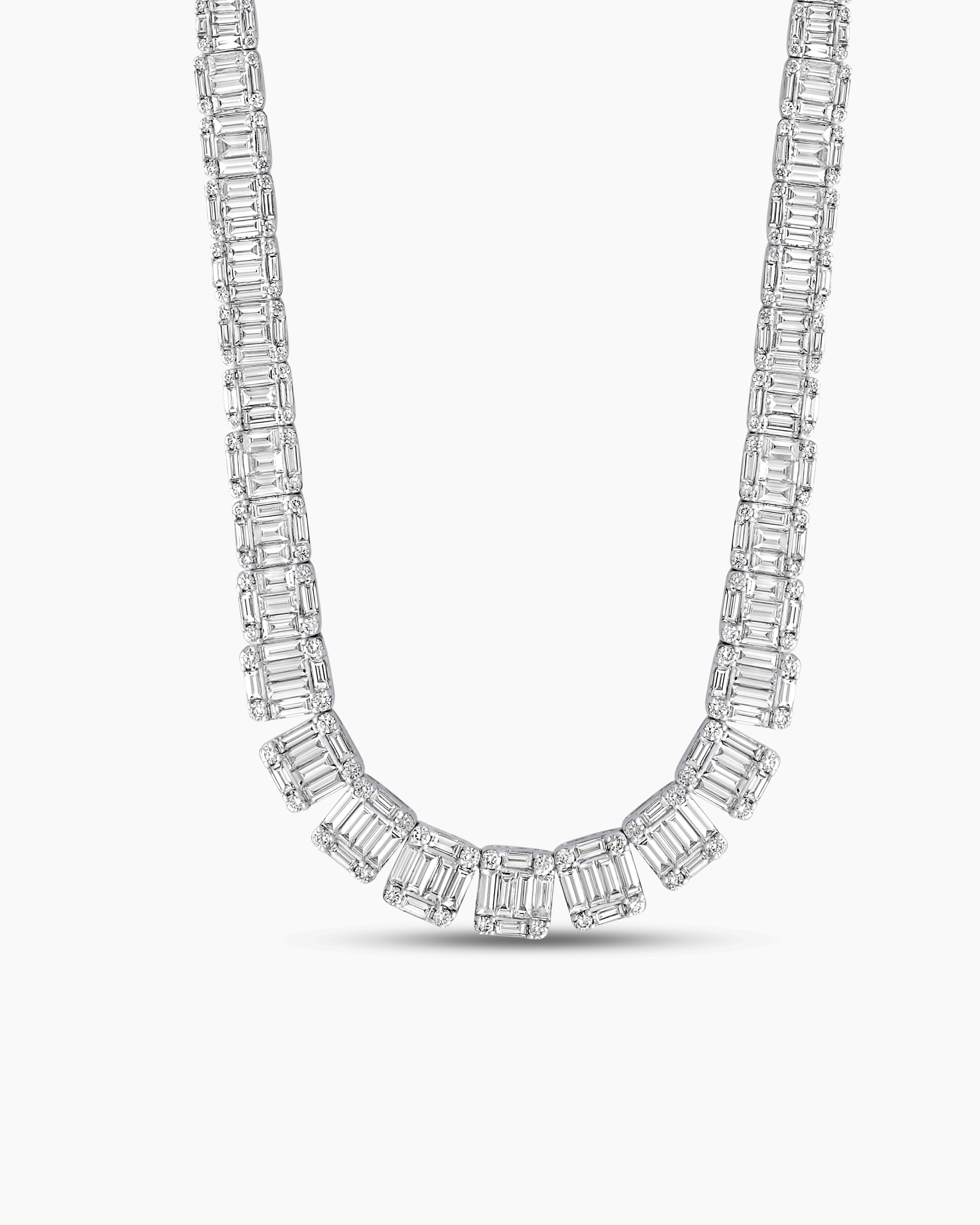 Statement Tennis Necklace