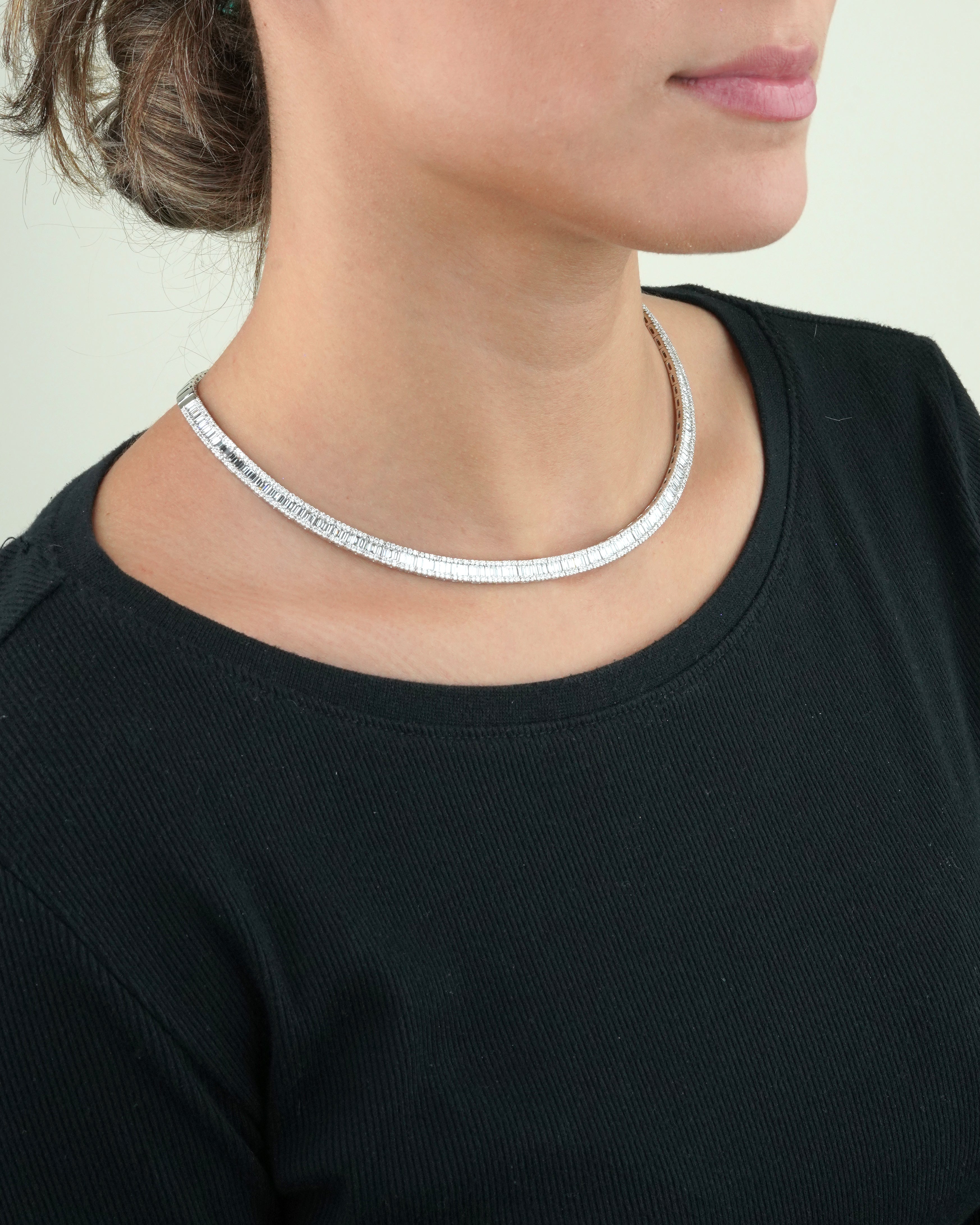 Statement Tennis Necklace