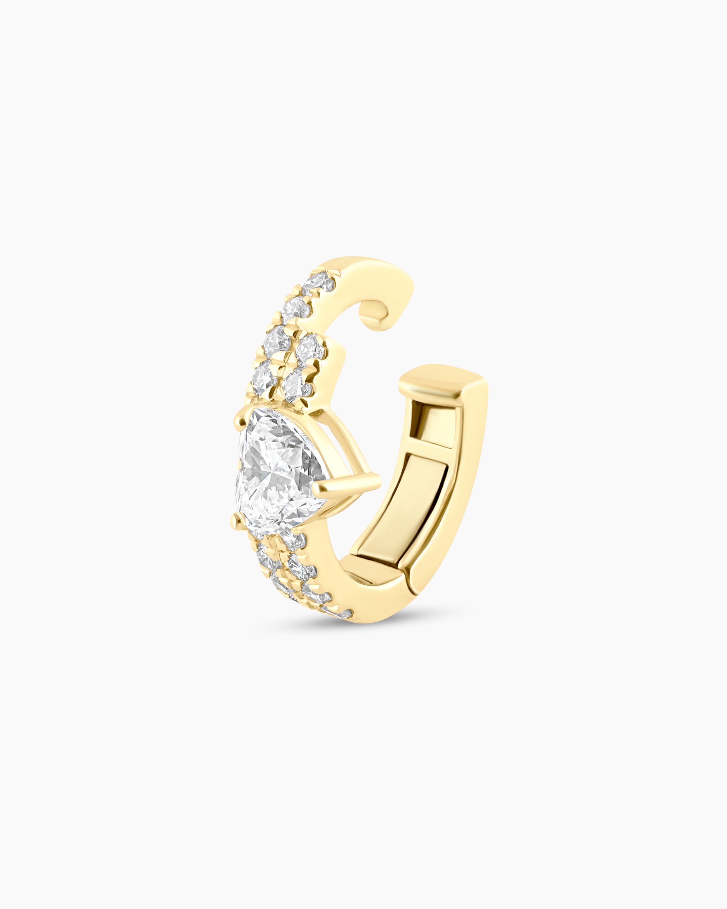 Amour | Heart Cut Lab Diamond Ear Cuff
