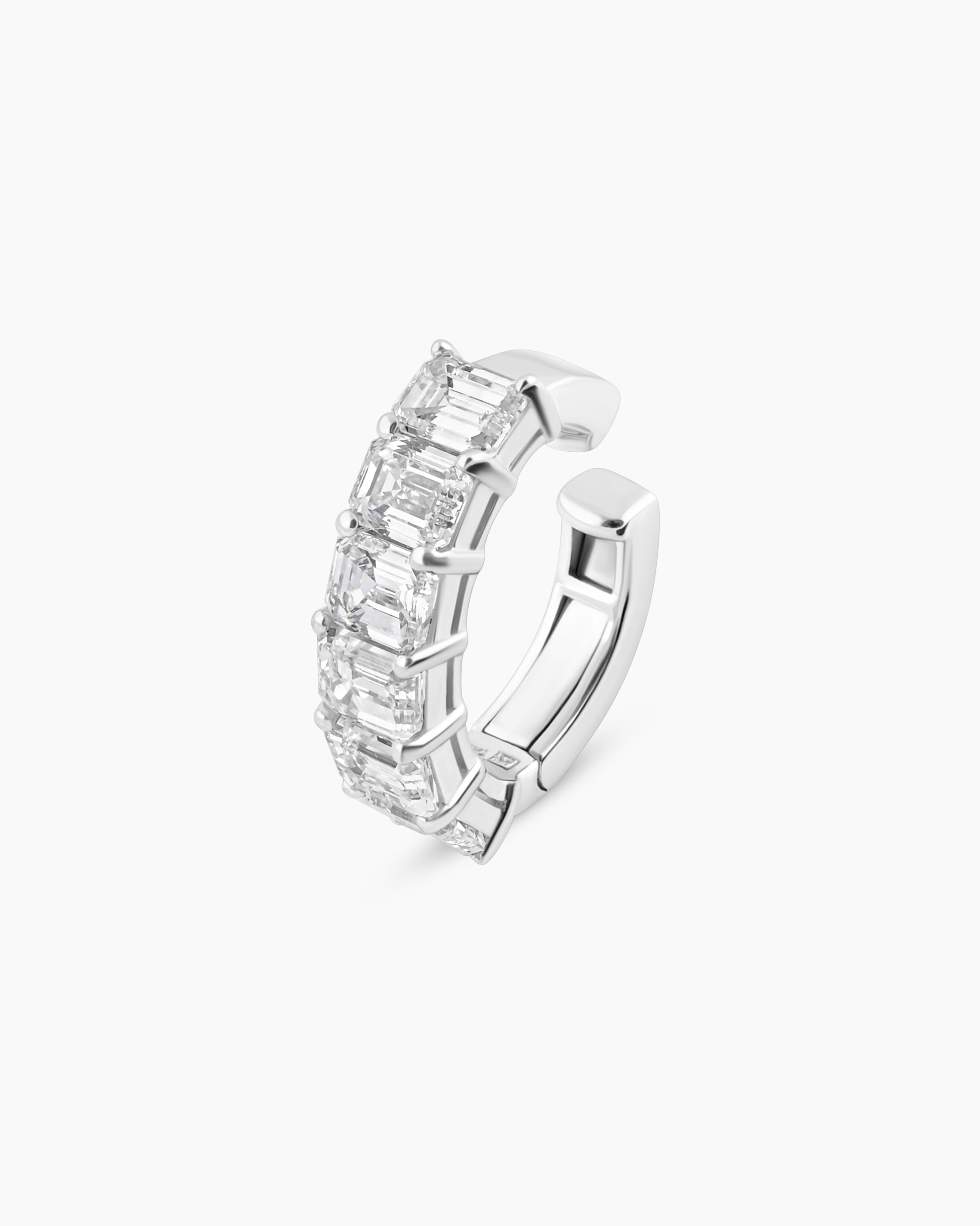 Geneva | Emerald Cut Lab Diamond Ear Cuff