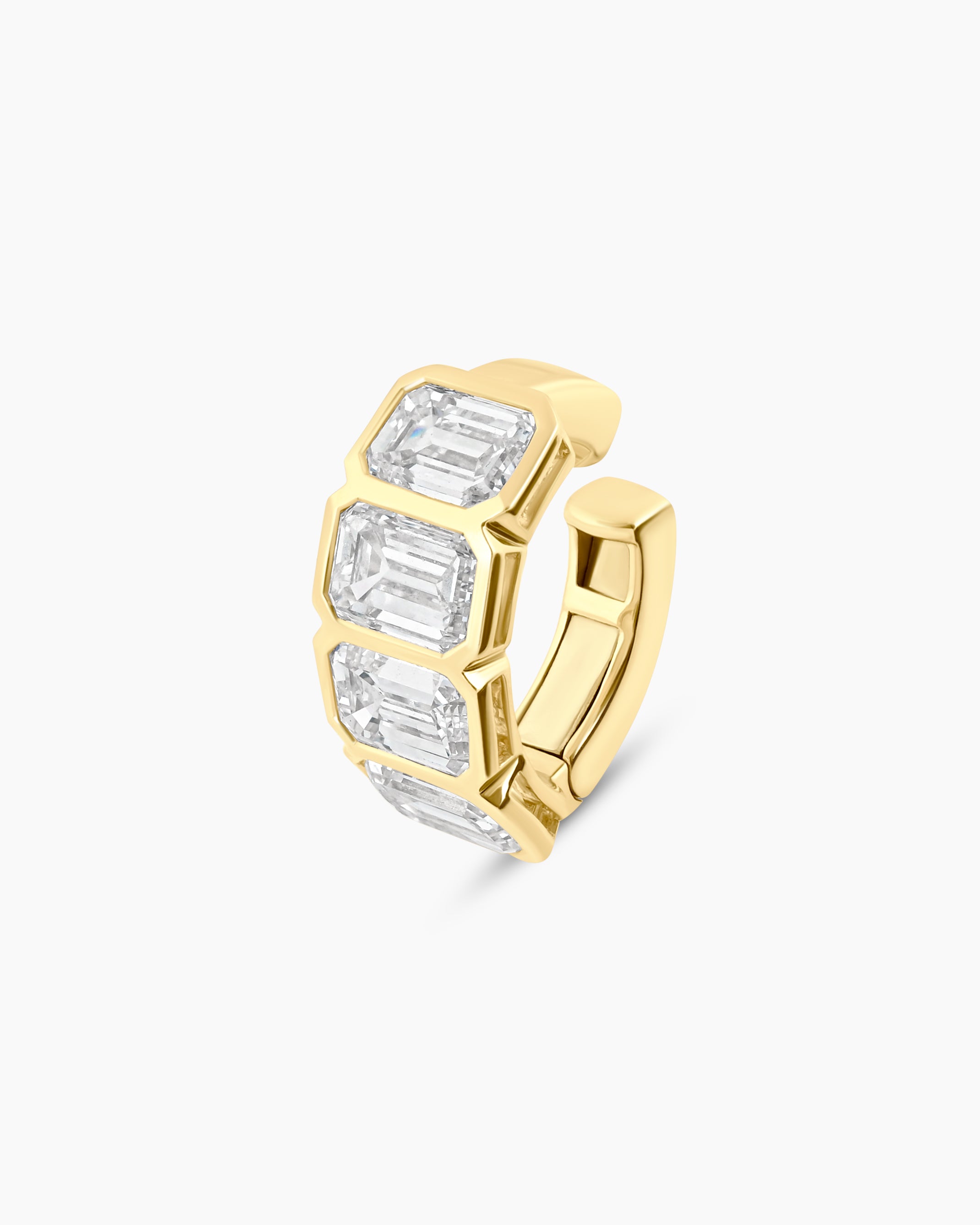 Capri | Emerald Cut Lab Diamond Ear Cuff