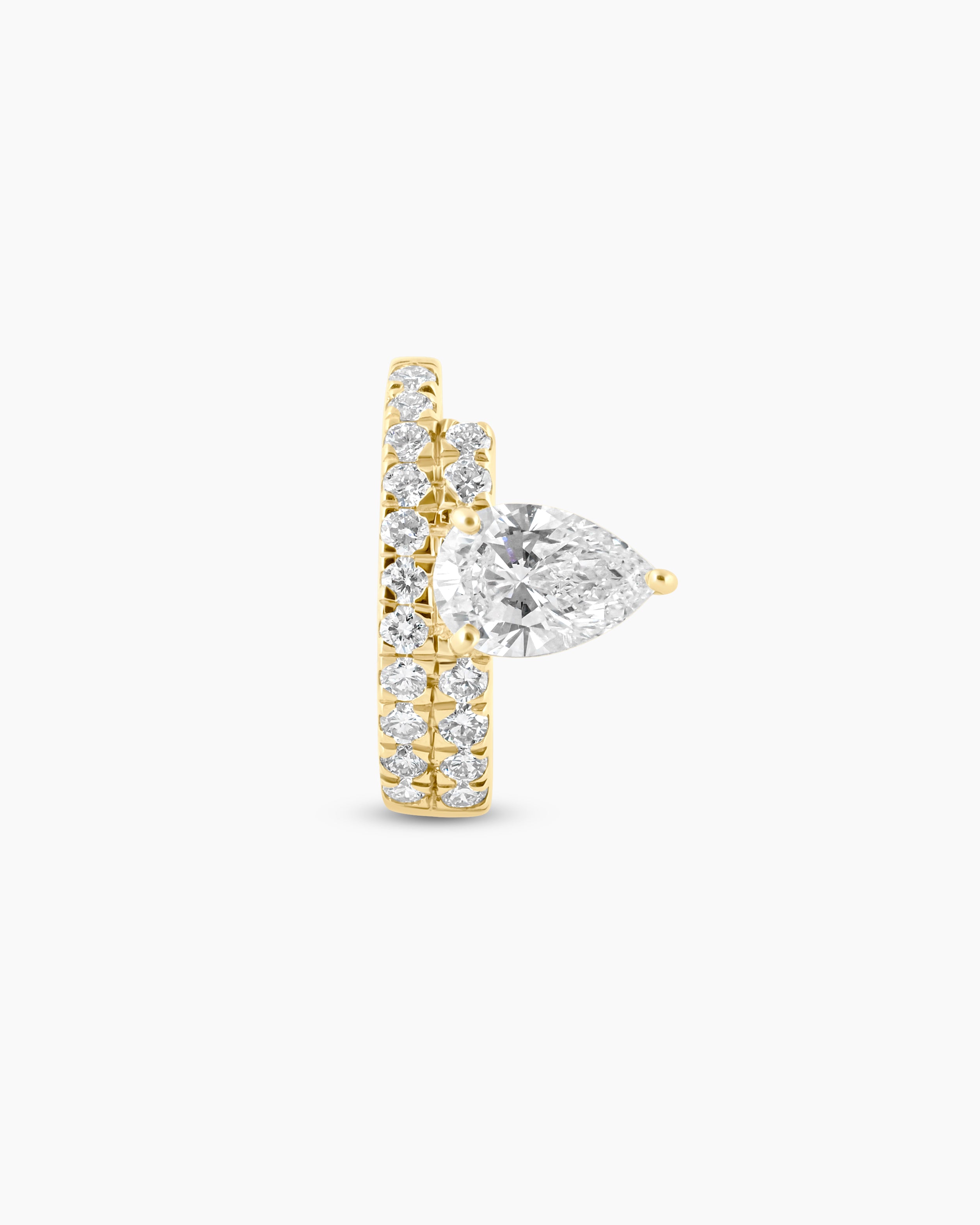 Celeste | Pear Cut Lab Diamond Ear Cuff