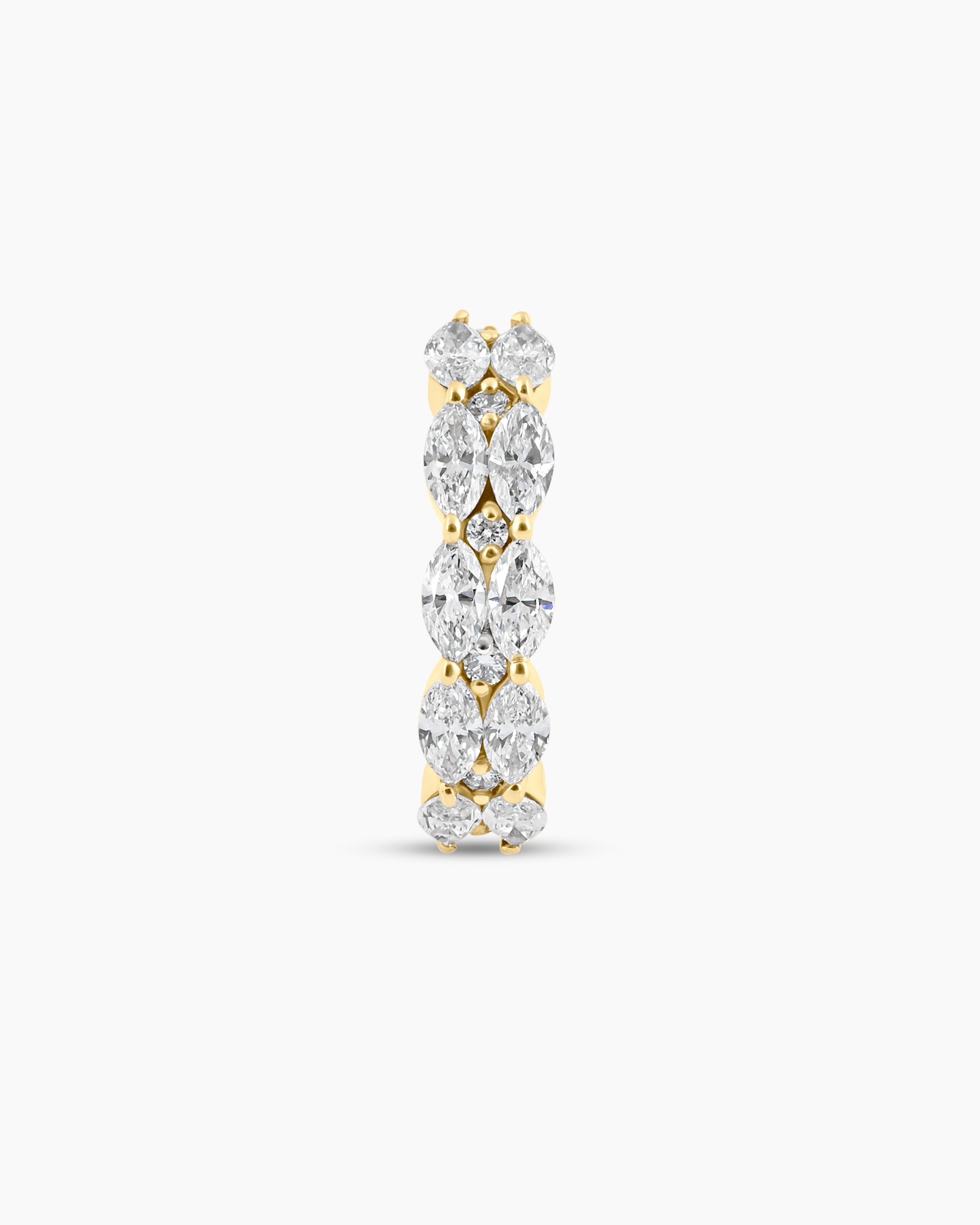 Madrid | Double Row Marquise Cut Lab Diamond Ear Cuff