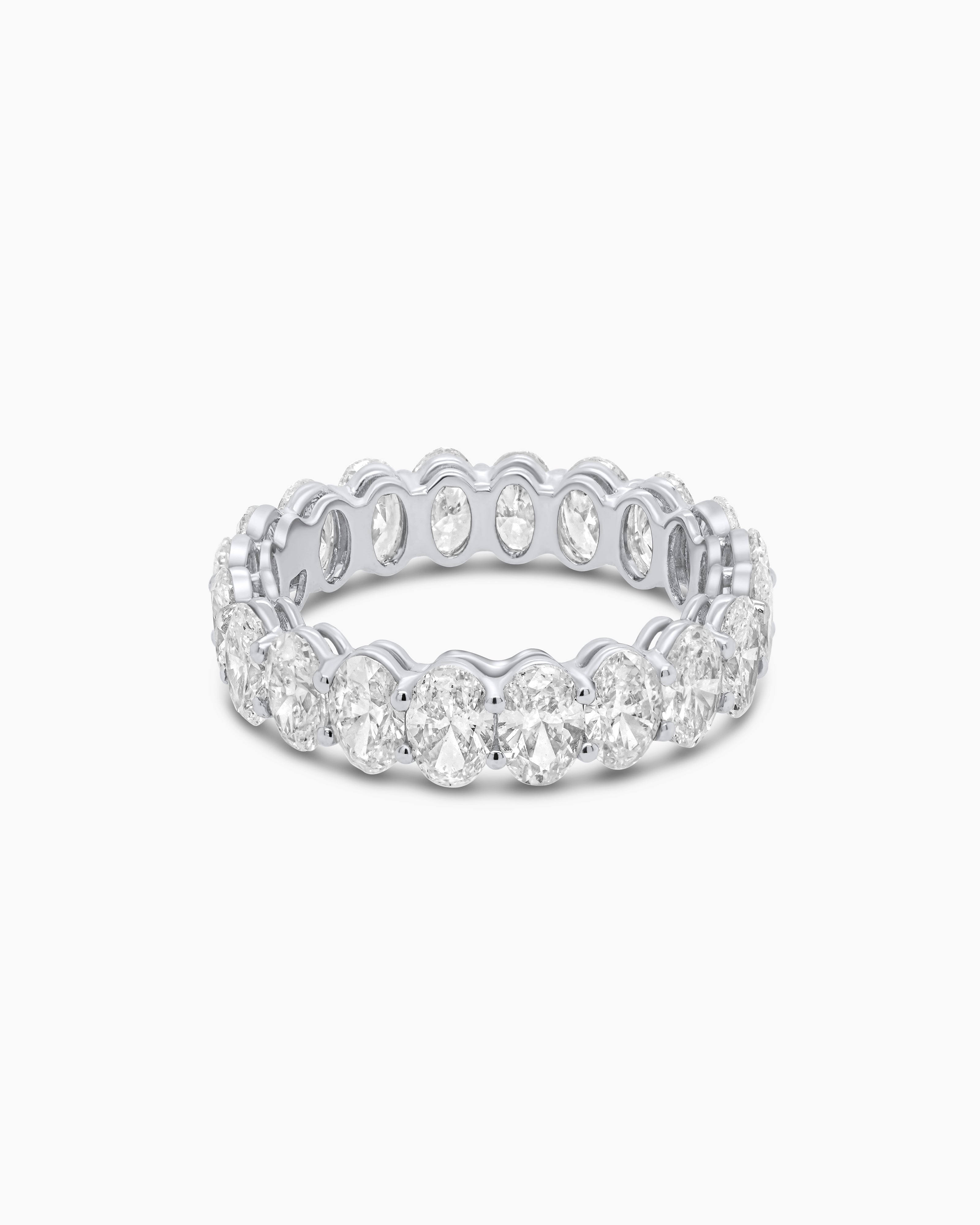 Oval Cut Diamond Eternity Band