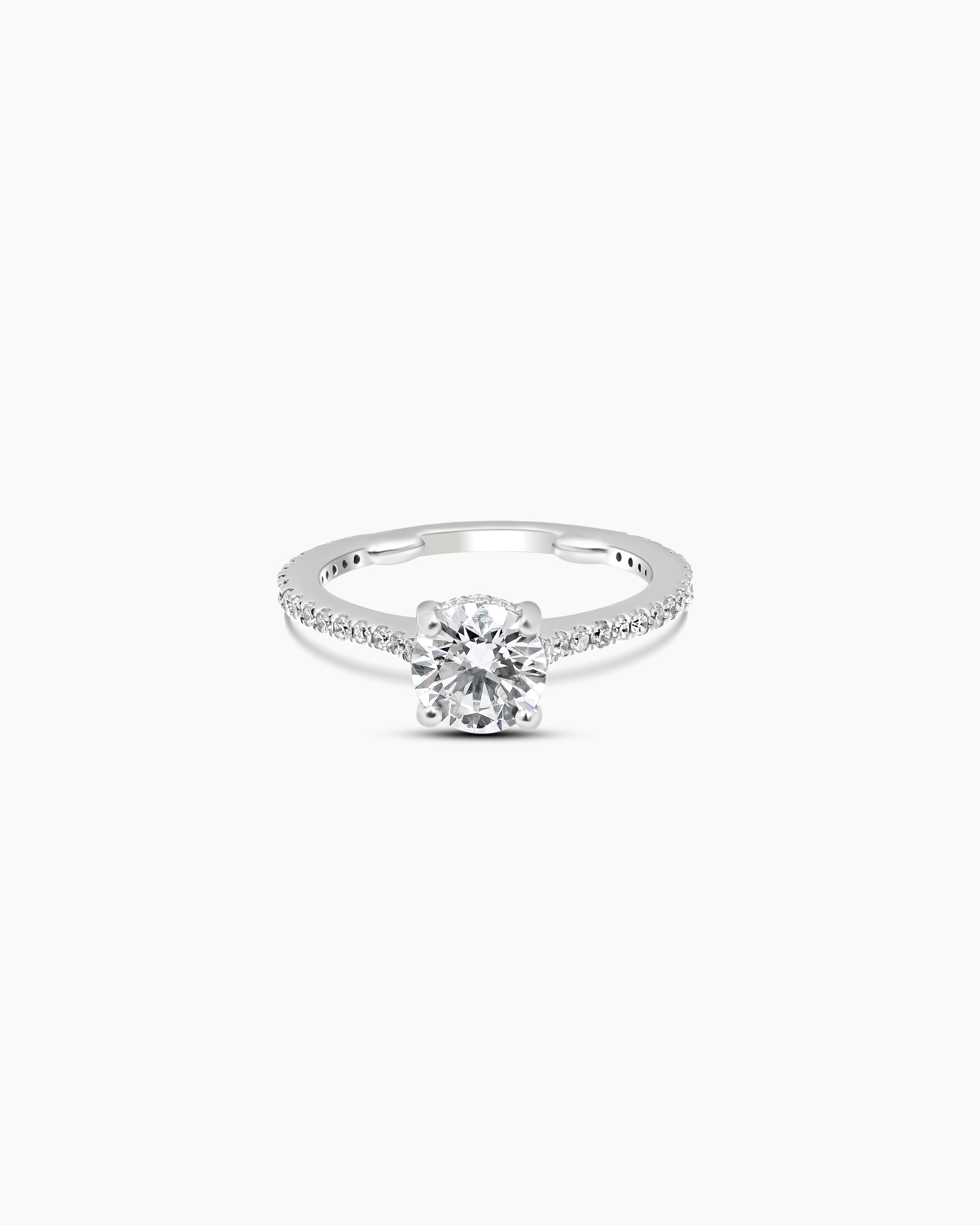 Brilliant Cut Diamond Engagement Ring