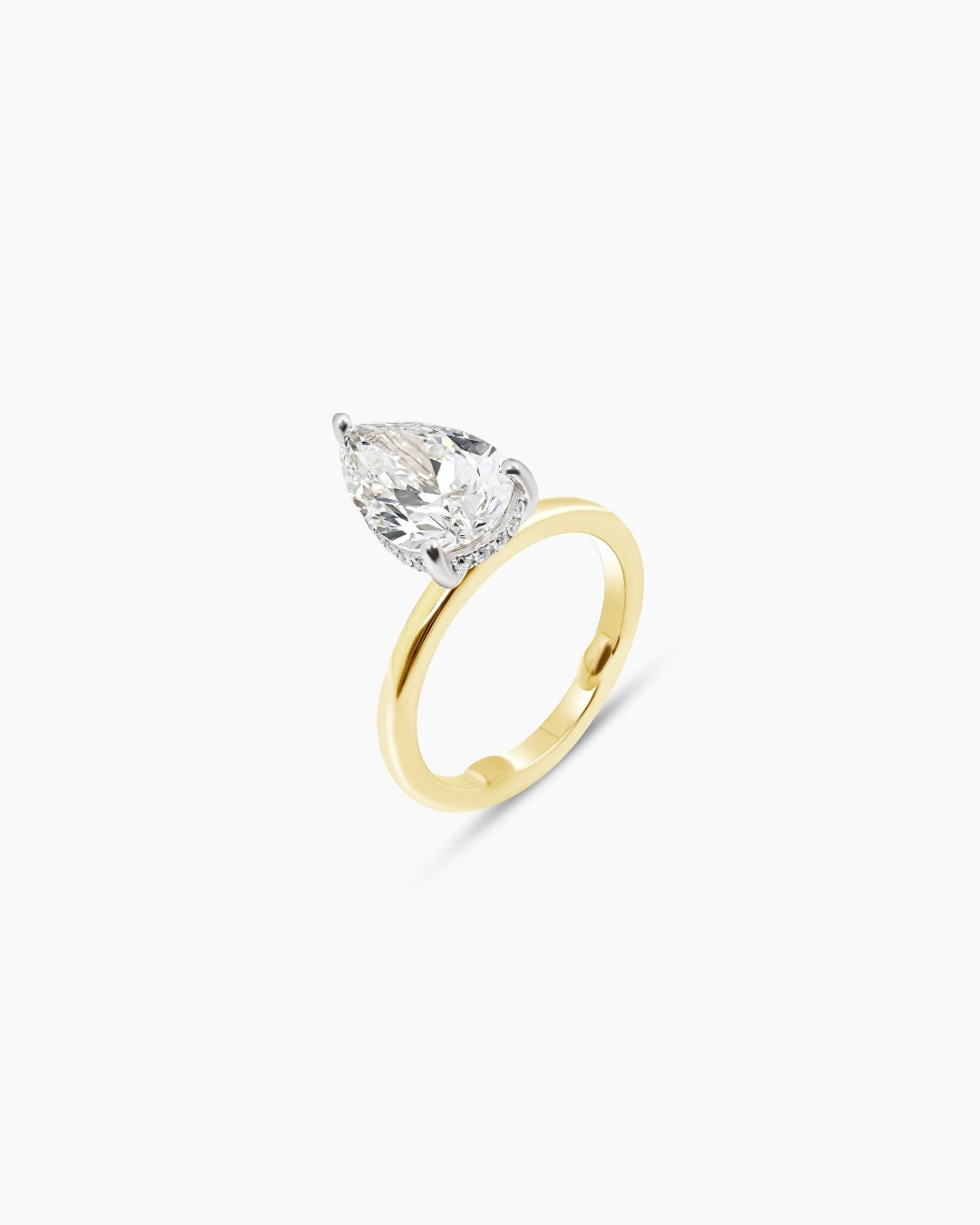 Pear Cut Diamond Engagement Ring