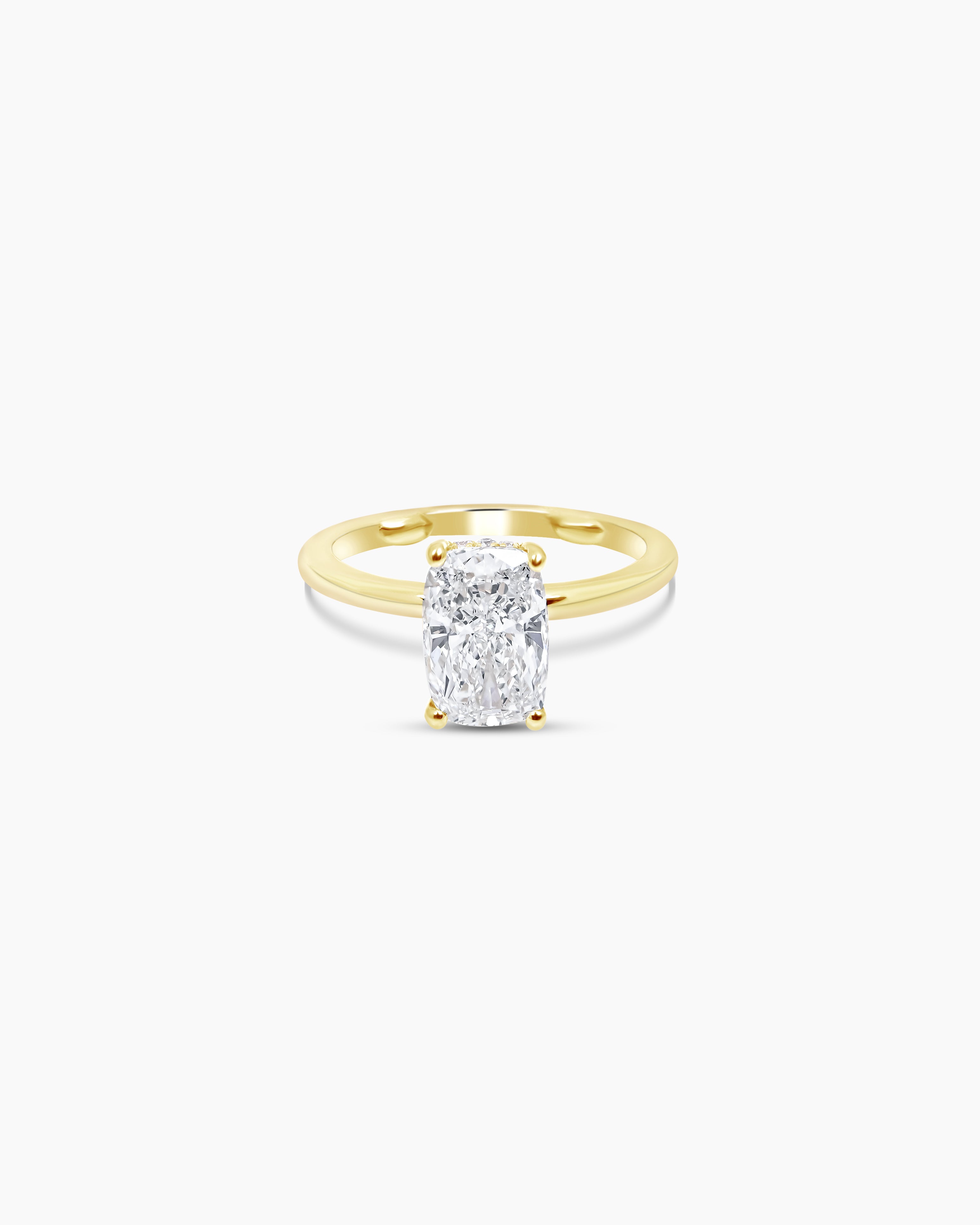 Cushion Cut Diamond Engagement Ring
