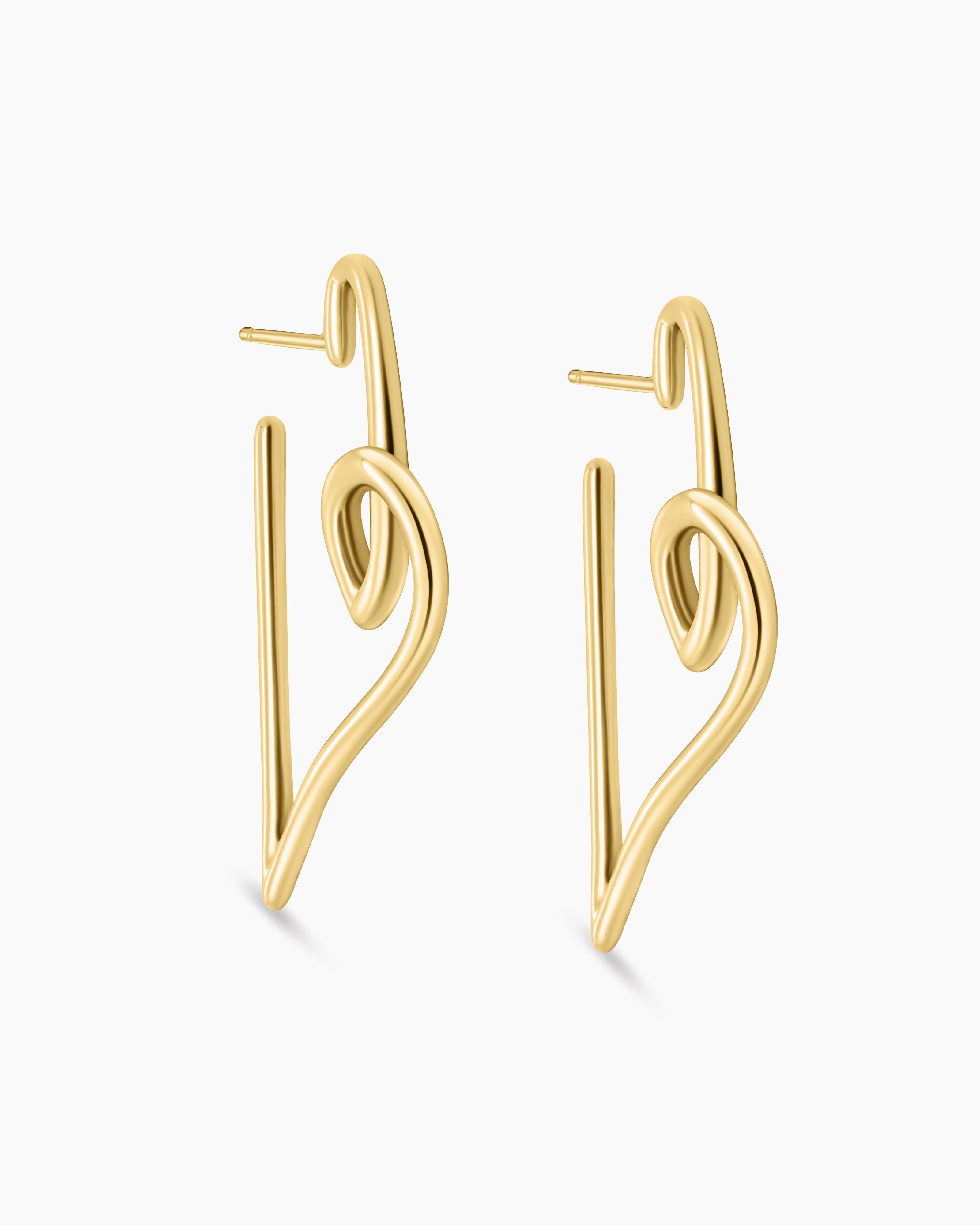 Heart Hoop Earrings
