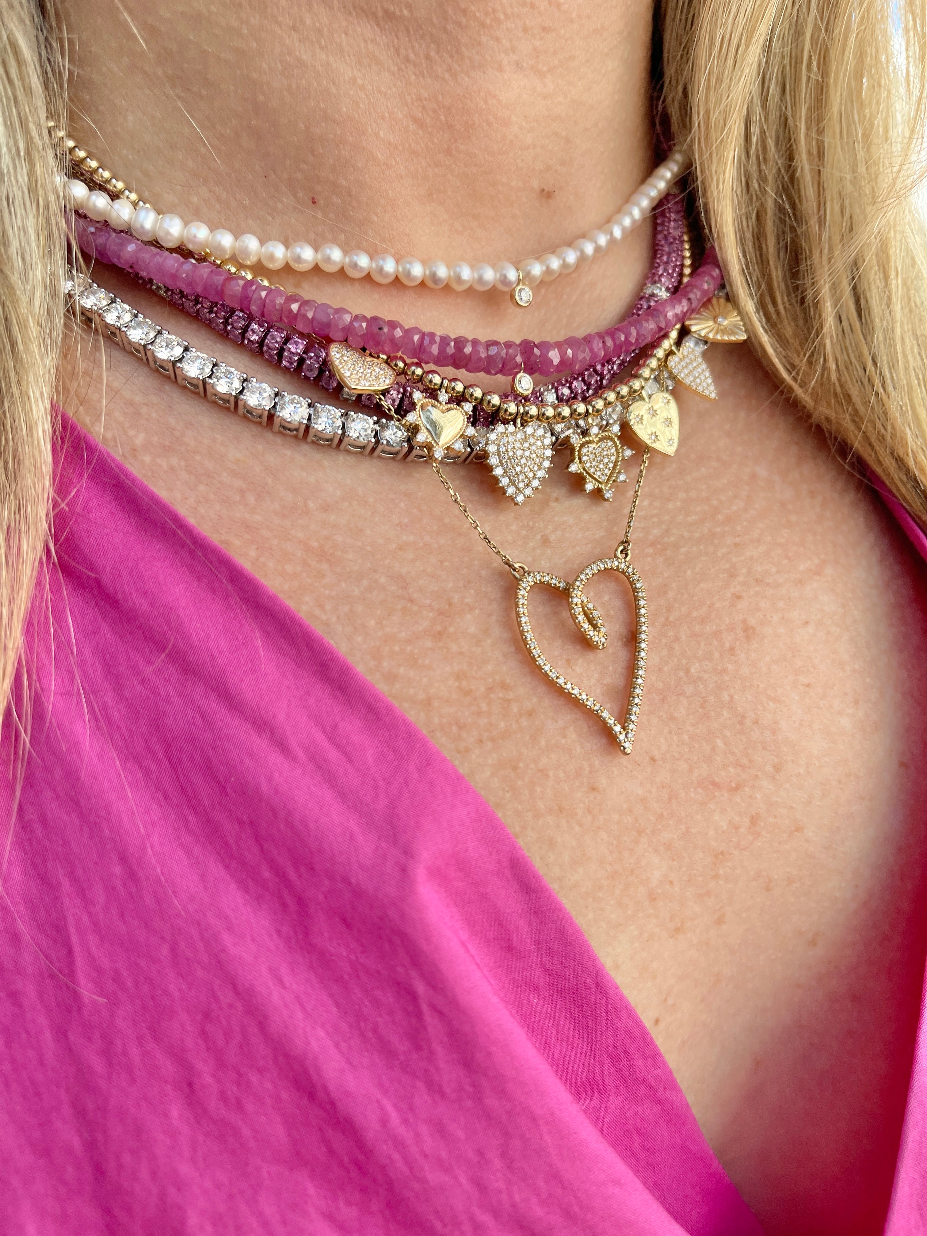 Marrakech | Pearl and Diamond Accent Beaded Necklace