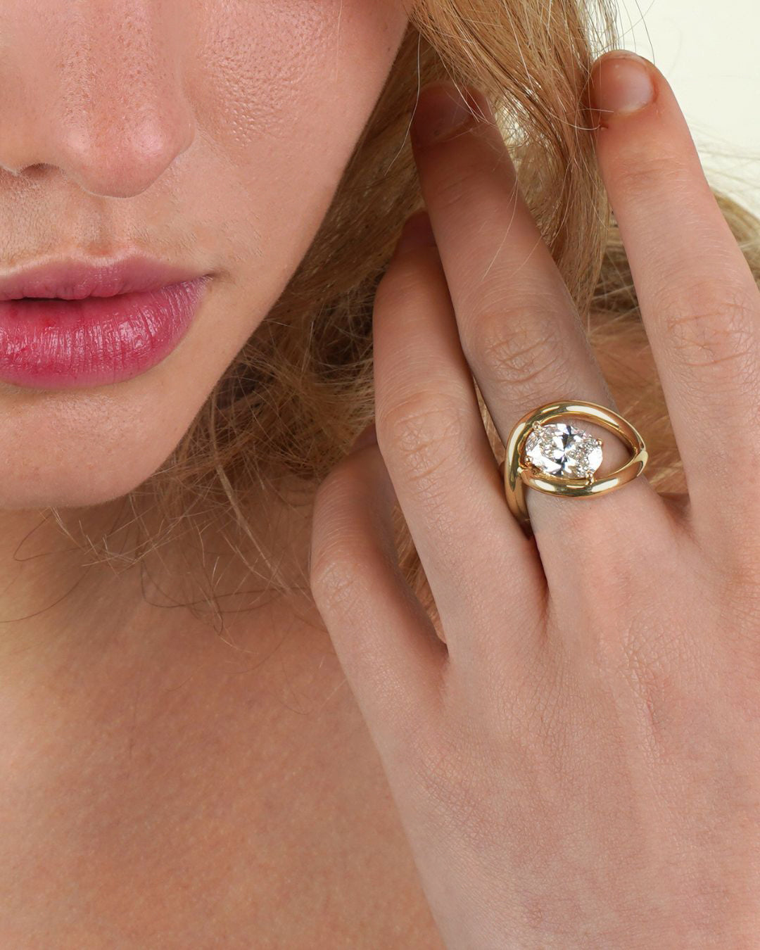 Infinity | Oval Cut Lab Diamond Ring