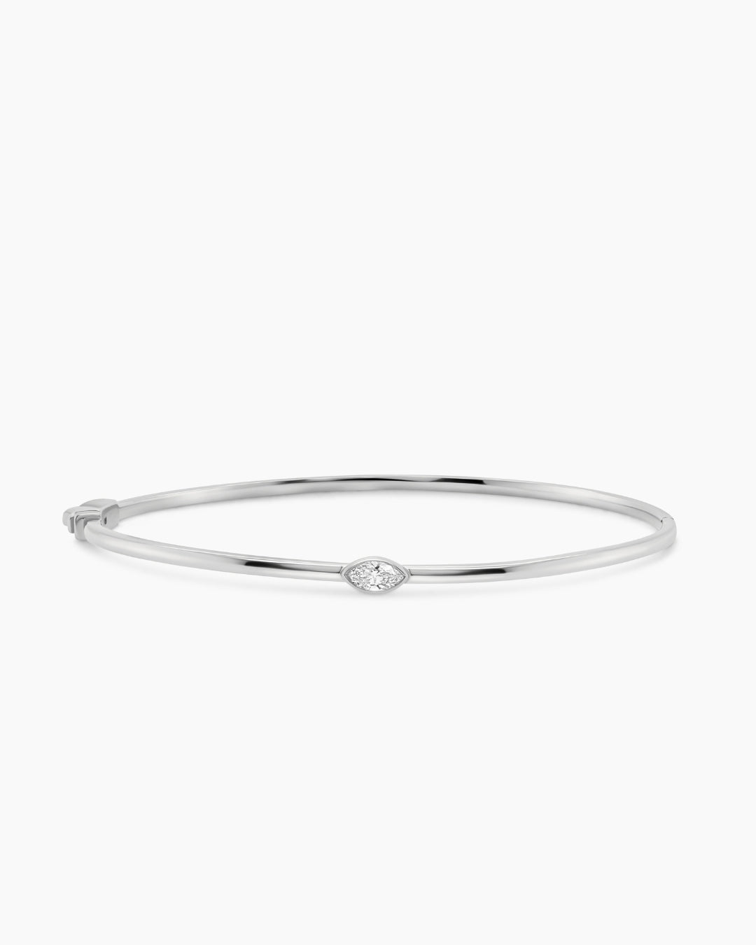 Marquis Cut Hinged Diamond Bracelet