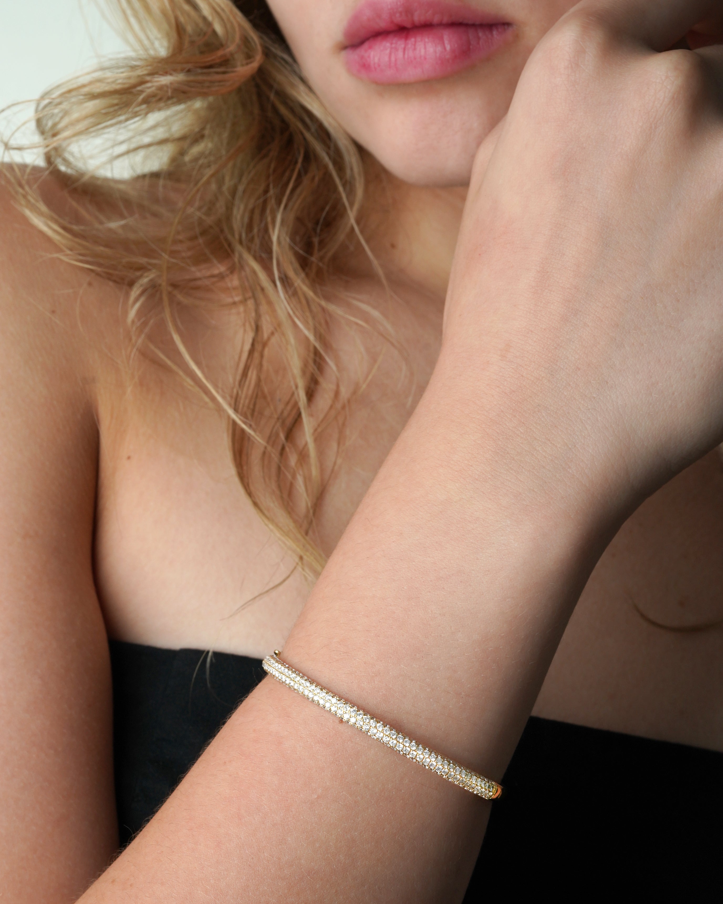 Hinged Diamond Bracelet