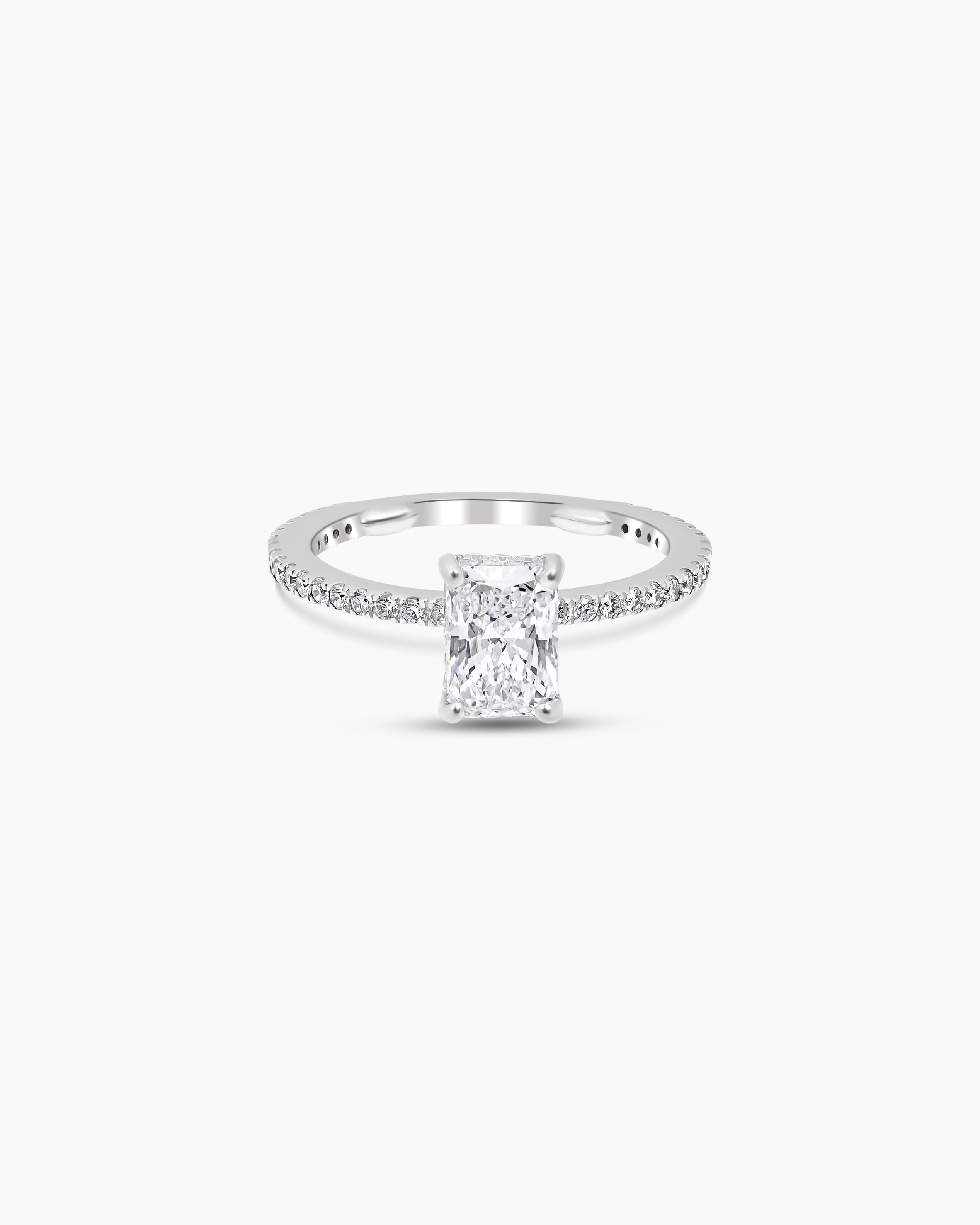 Radiant Cut Diamond Engagement Ring