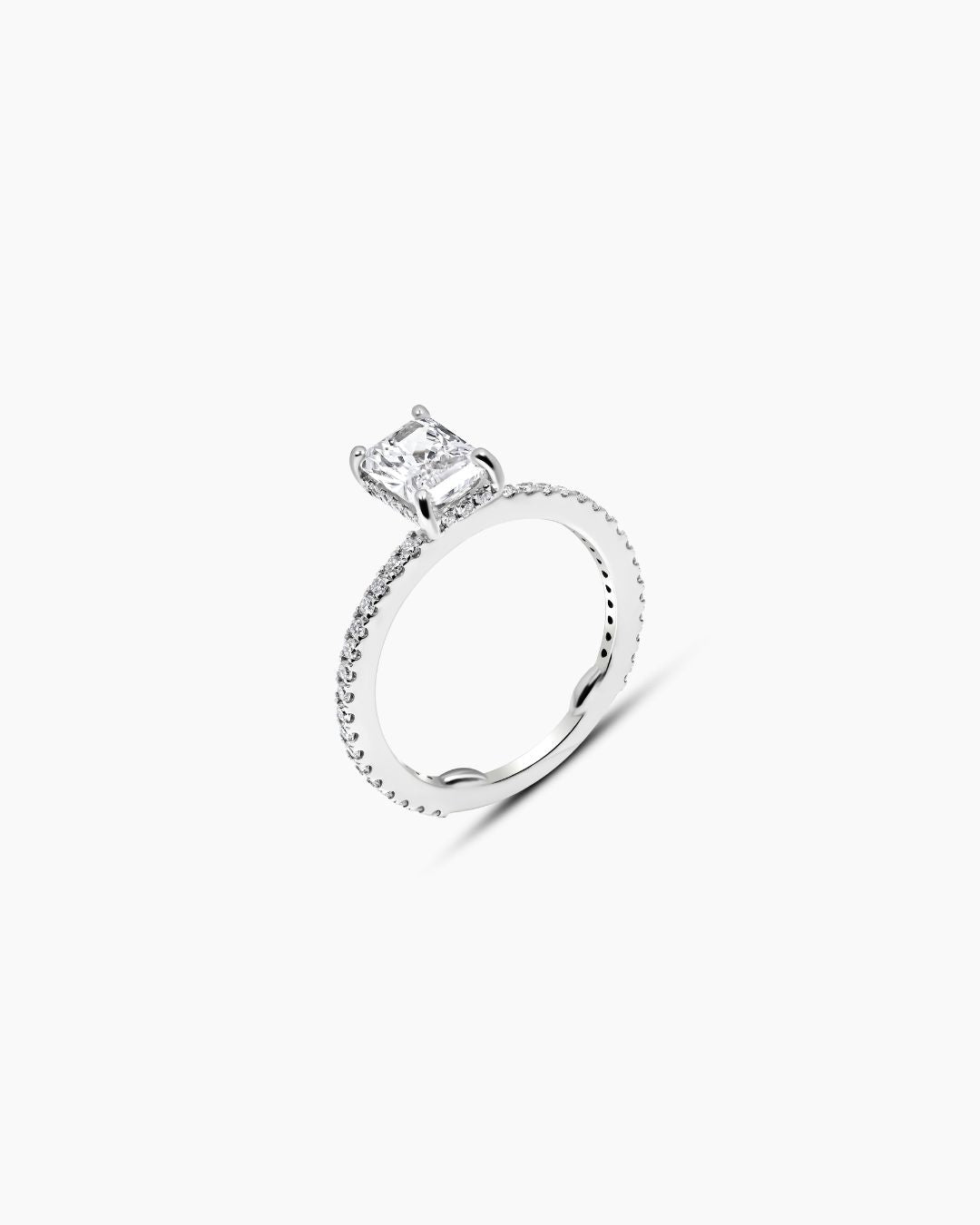 Radiant Cut Diamond Engagement Ring