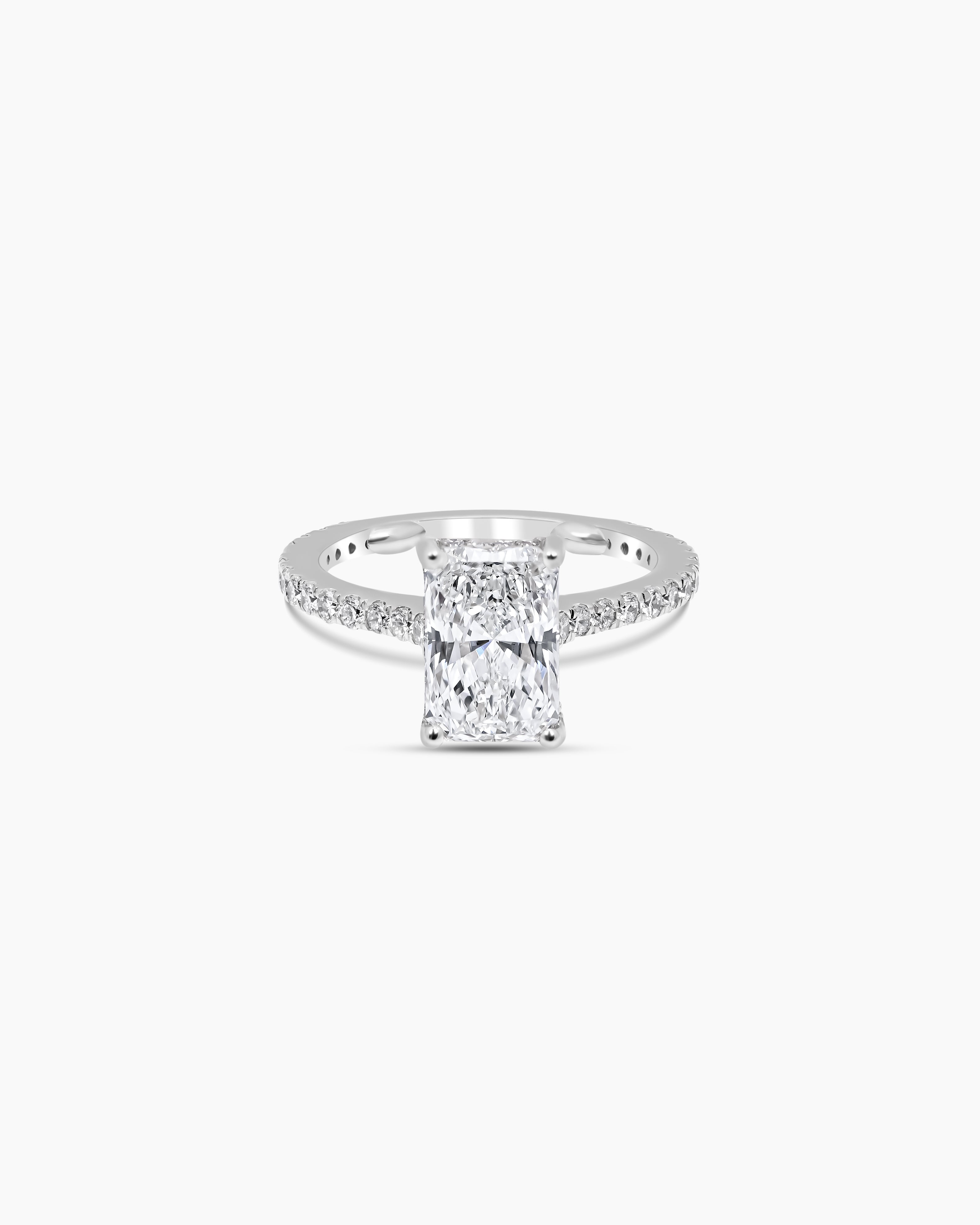 Radiant Cut Diamond Engagement Ring