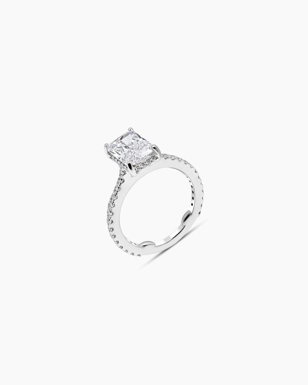Radiant Cut Diamond Engagement Ring