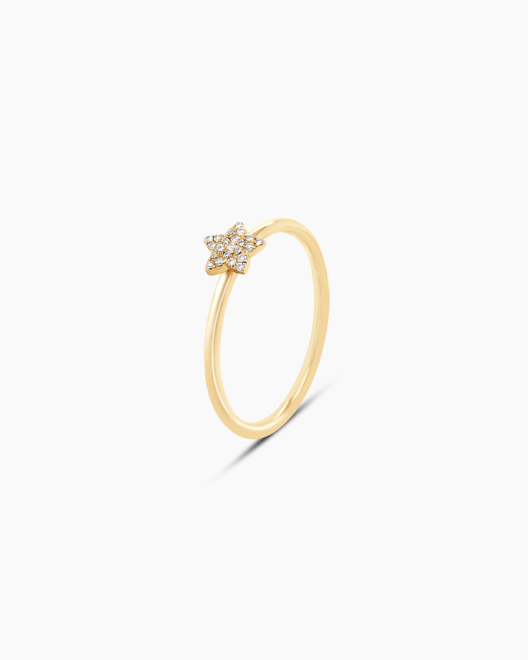 Dainty Diamond Star Ring