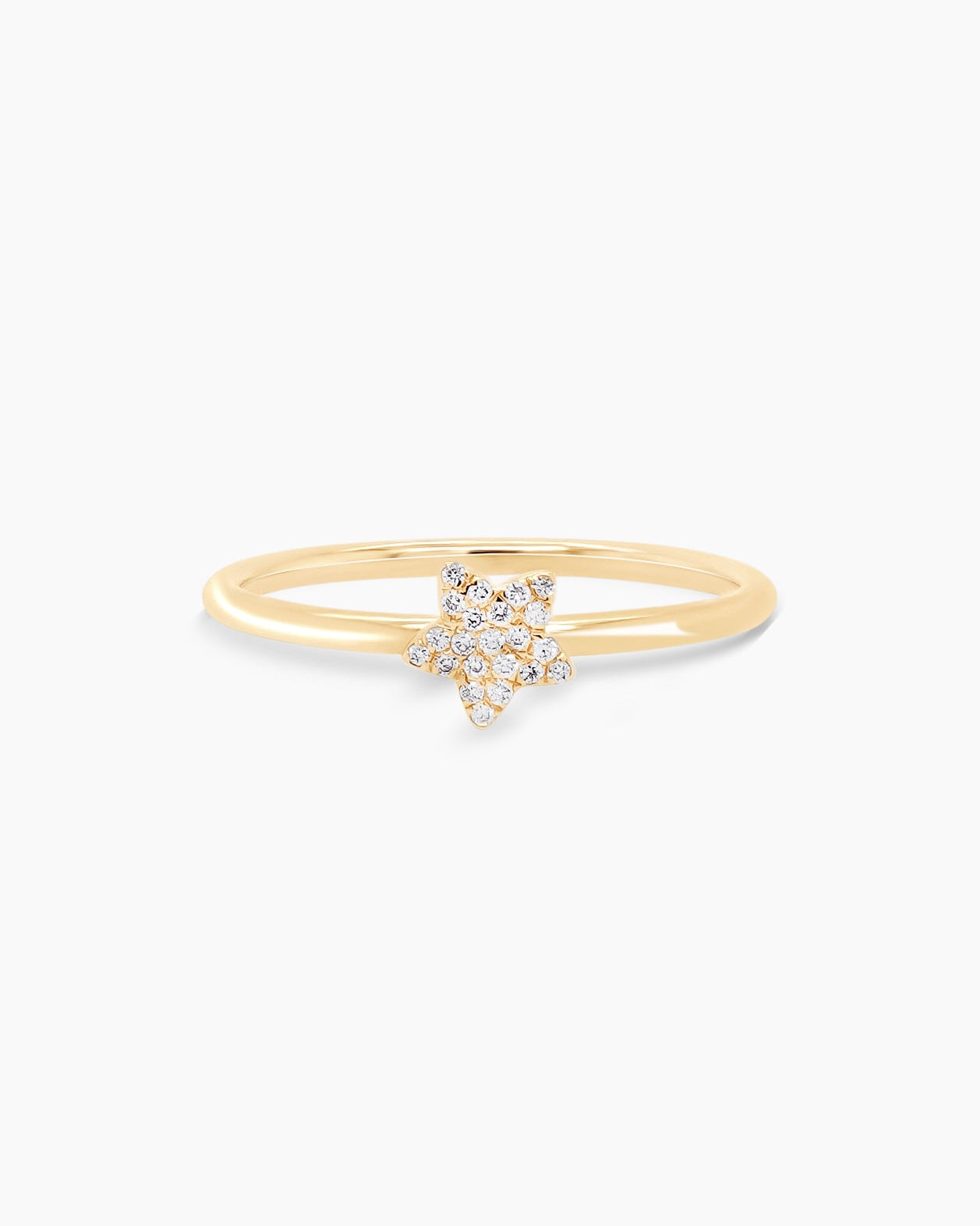 Dainty Diamond Star Ring