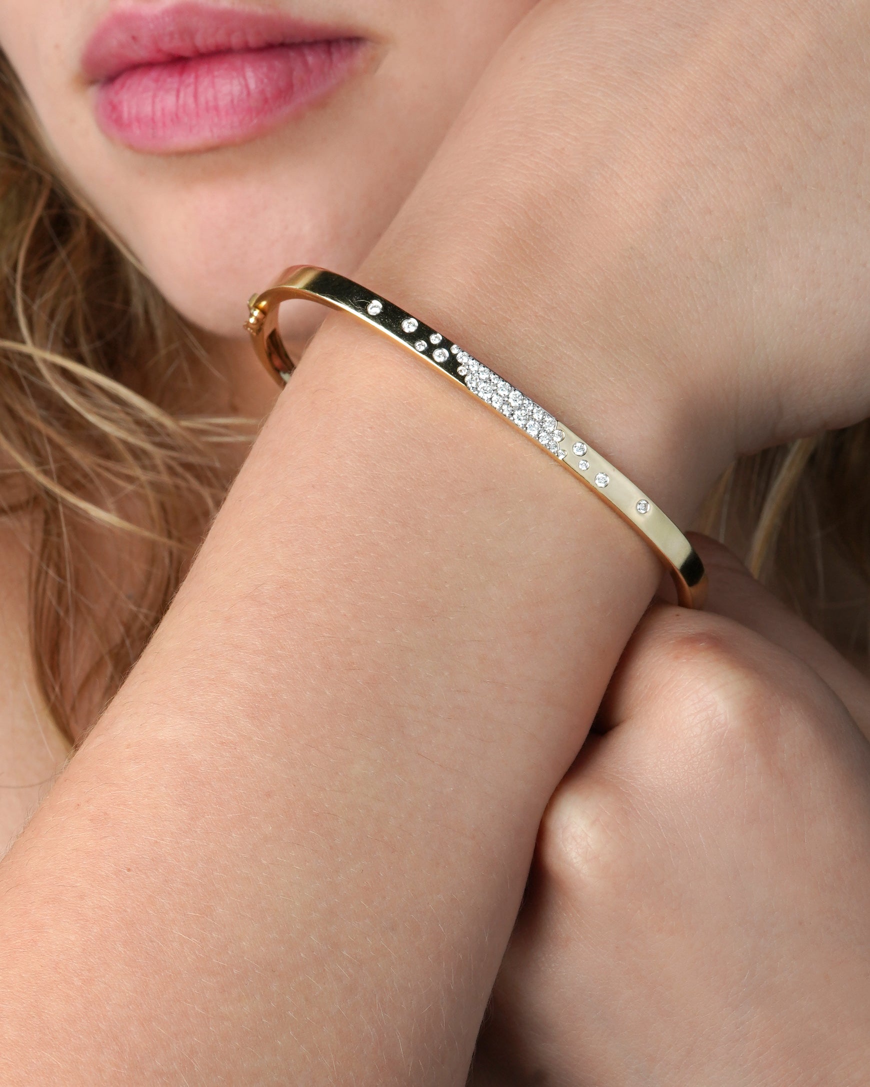 Hinged Diamond Bracelet