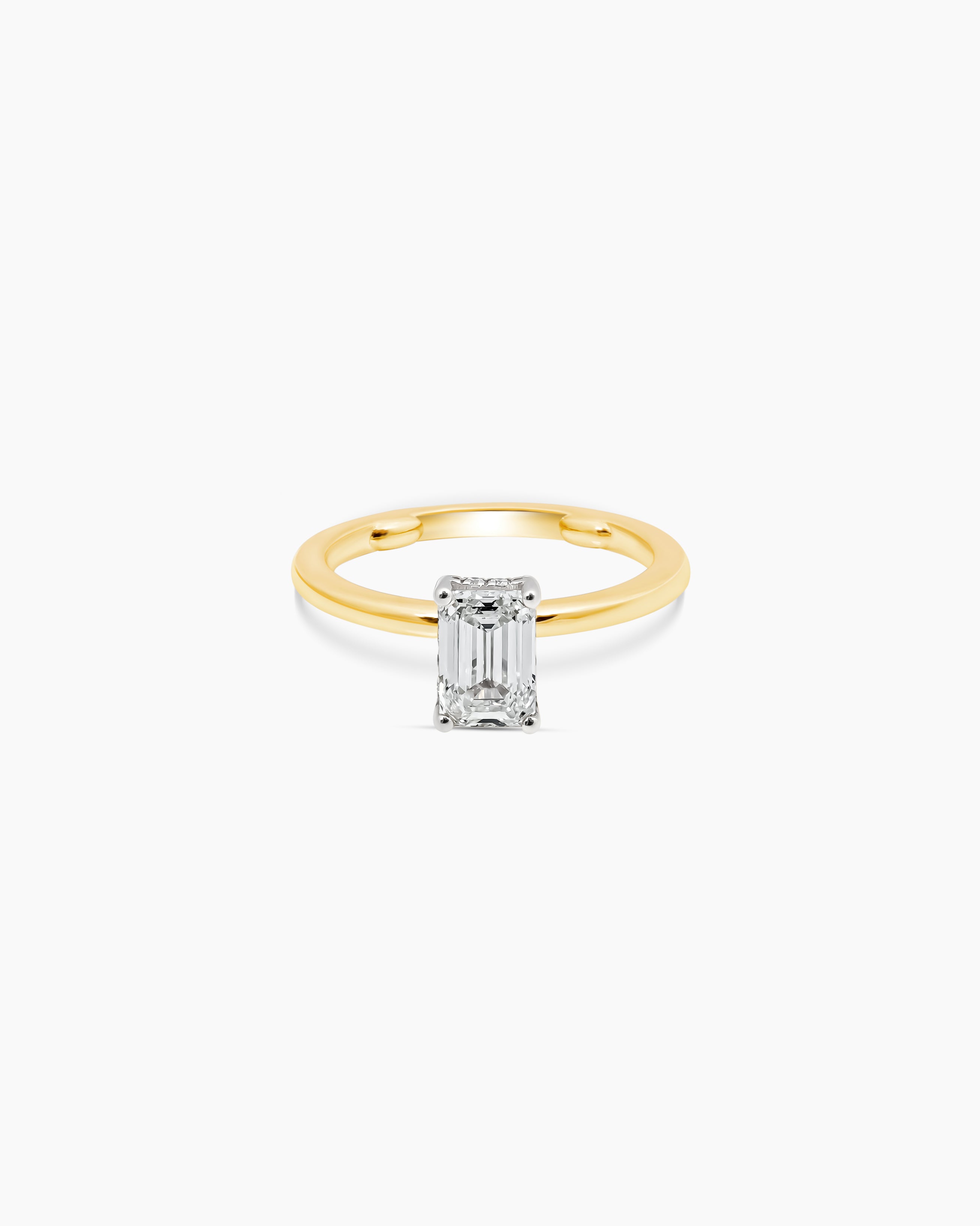 Emerald Cut Diamond Engagement Ring