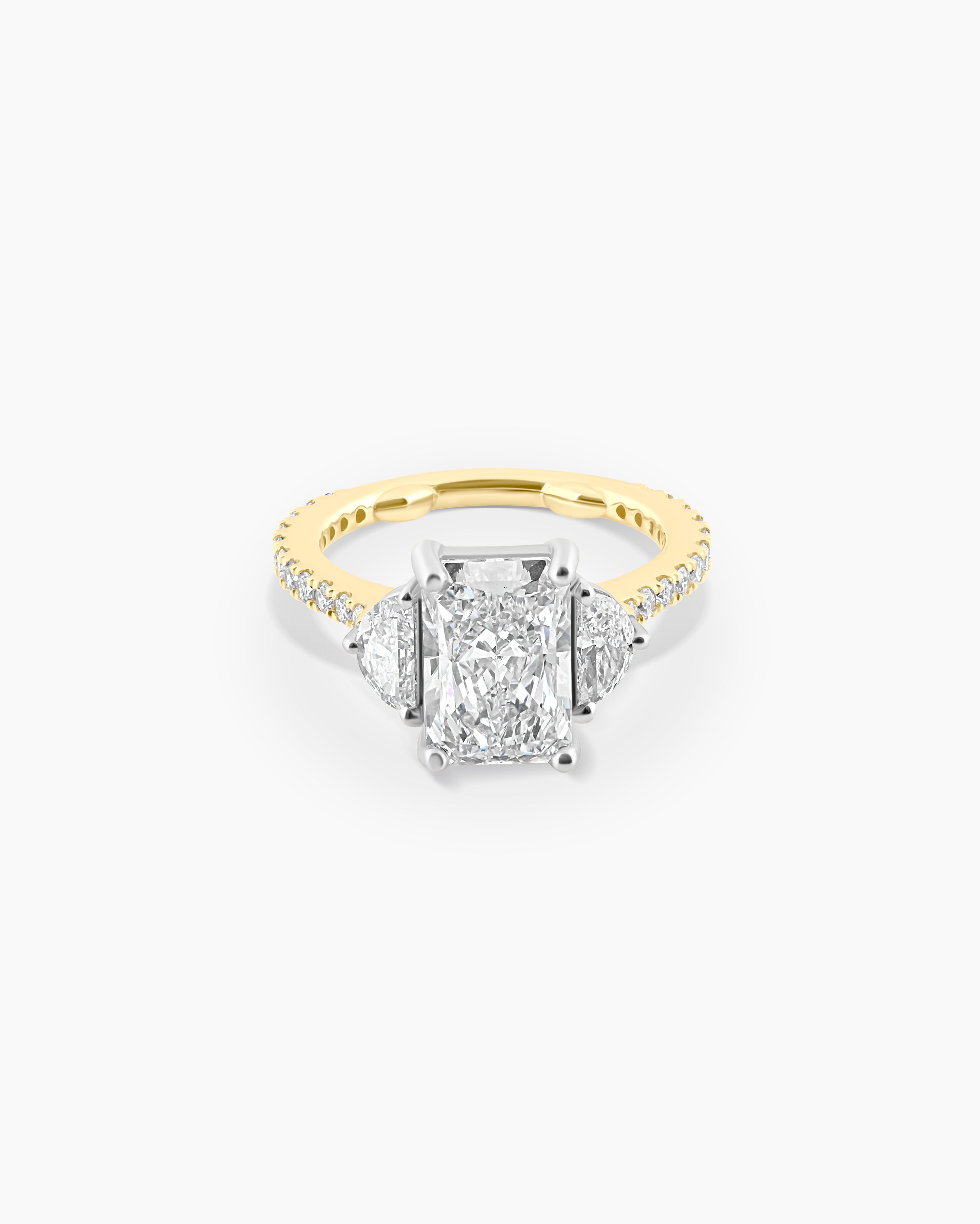 Ever After | Radiant Cut Three Stone Lab Diamond Engagement Ring