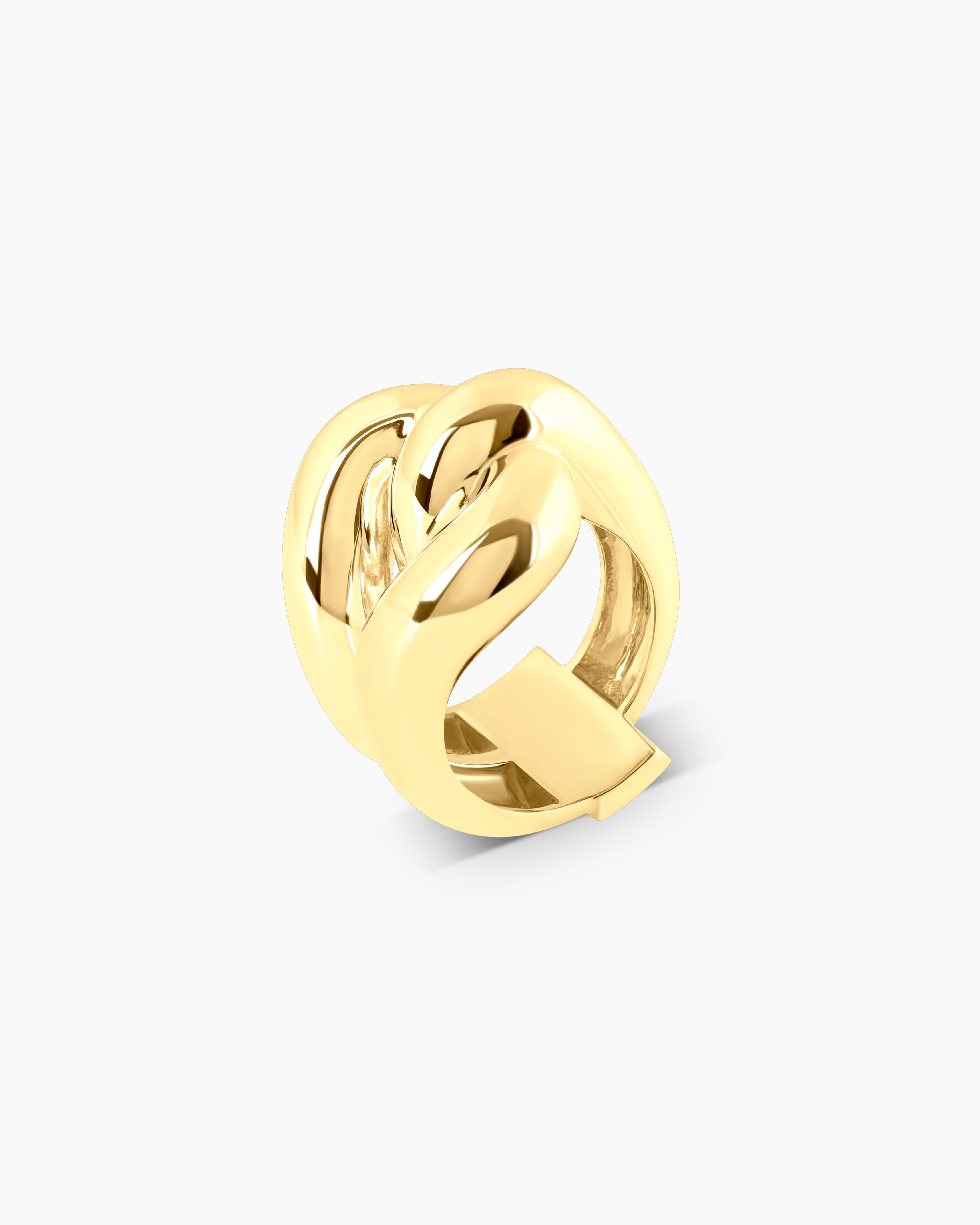 Knot | Small Gold Vermeil Statement Knot Ring