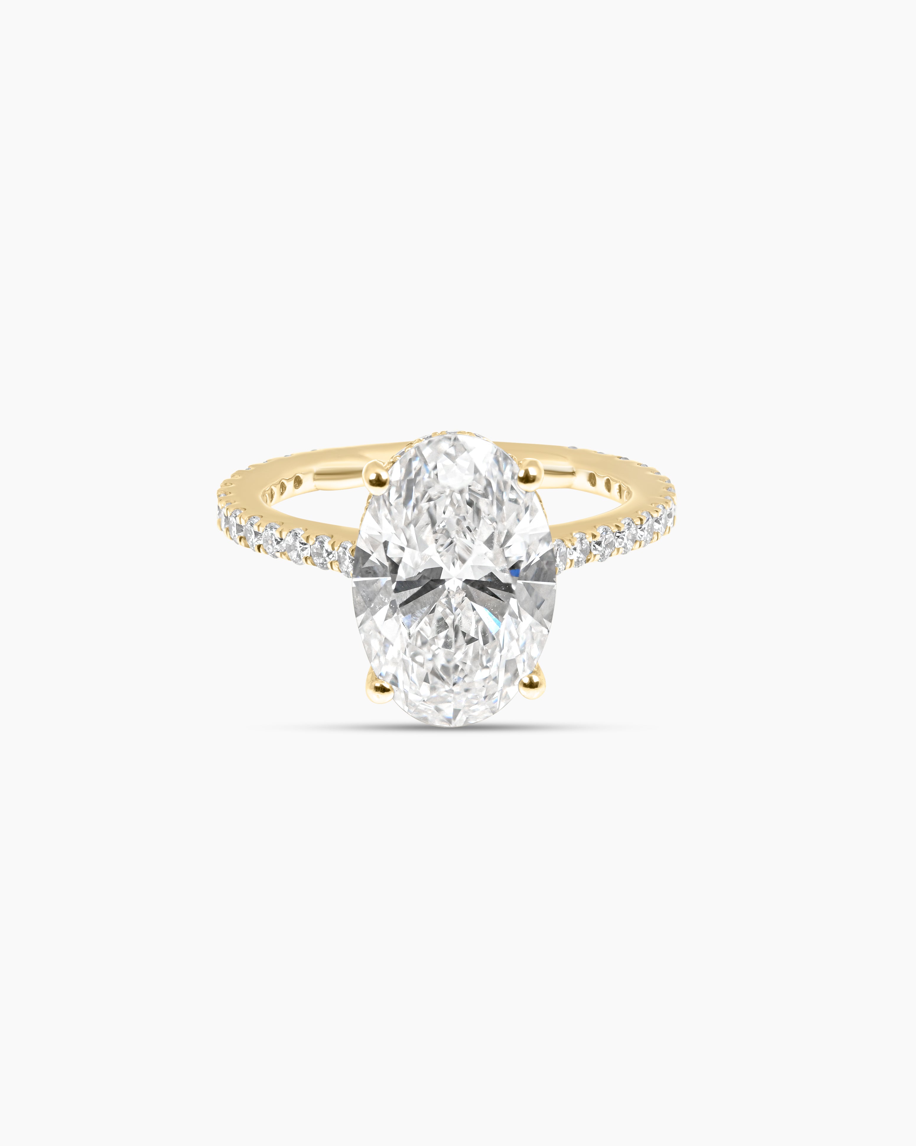 For Life | Oval Cut Lab Diamond Engagement Ring