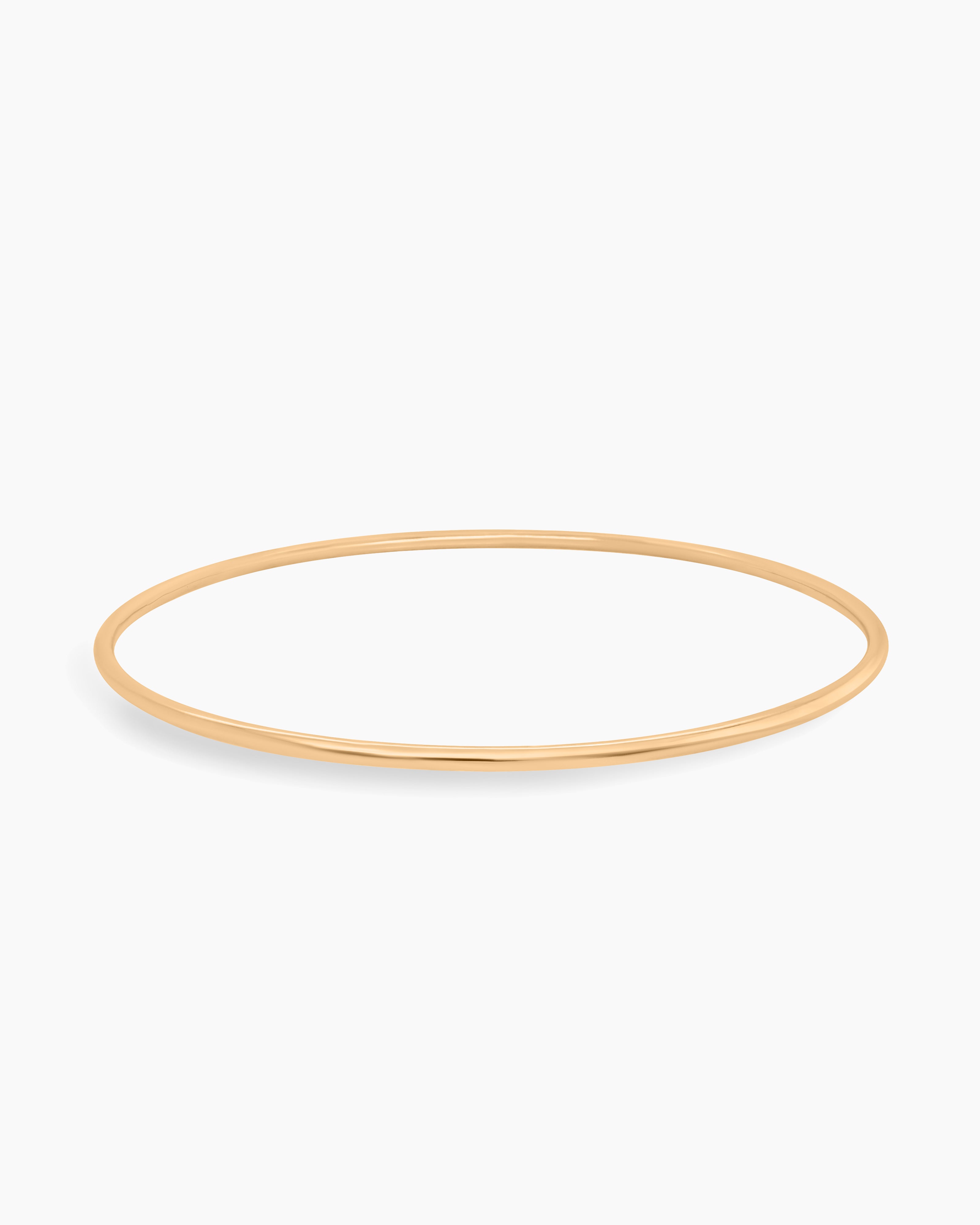 Round Edge Bangle Bracelet