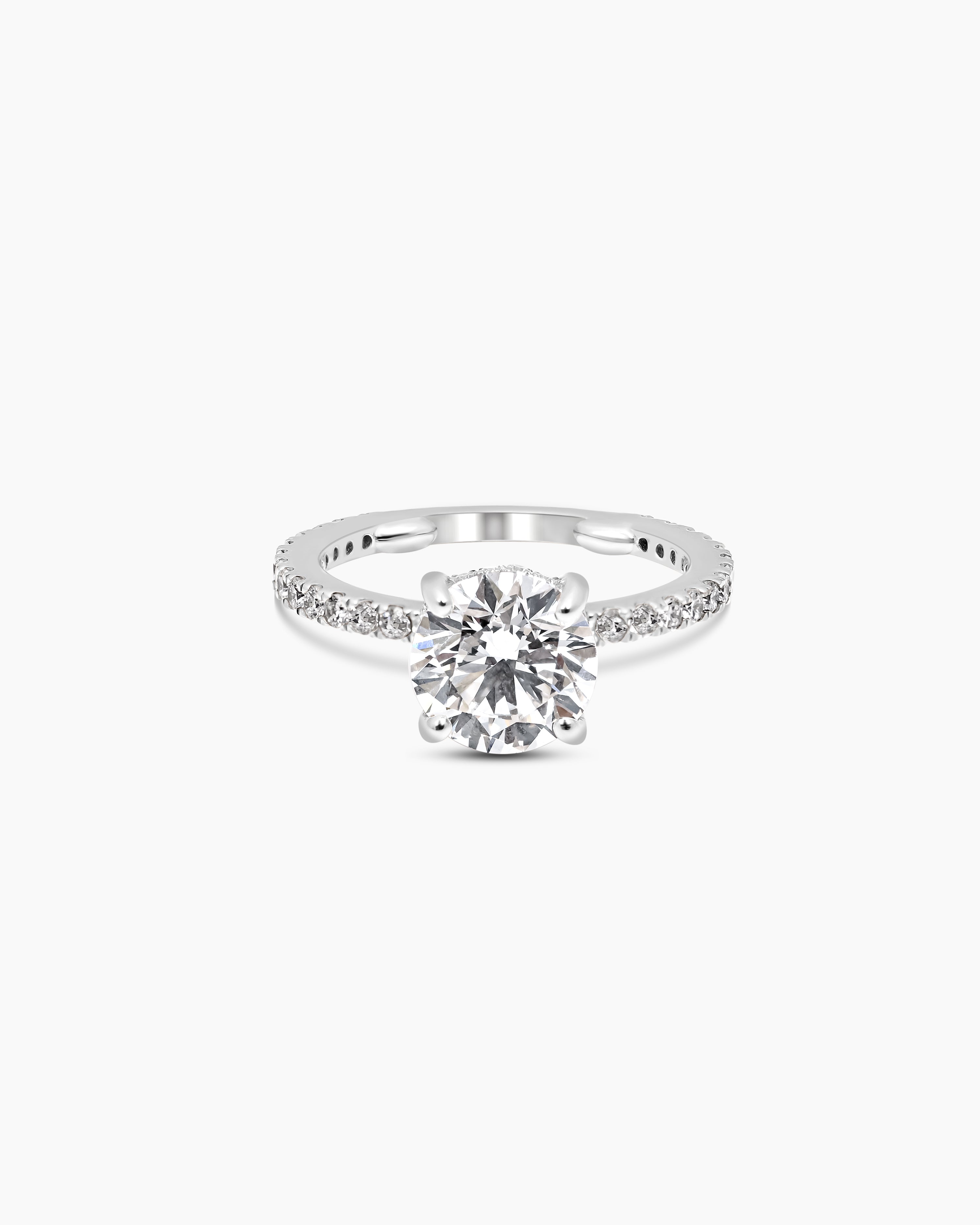 Brilliant Cut Diamond Engagement Ring