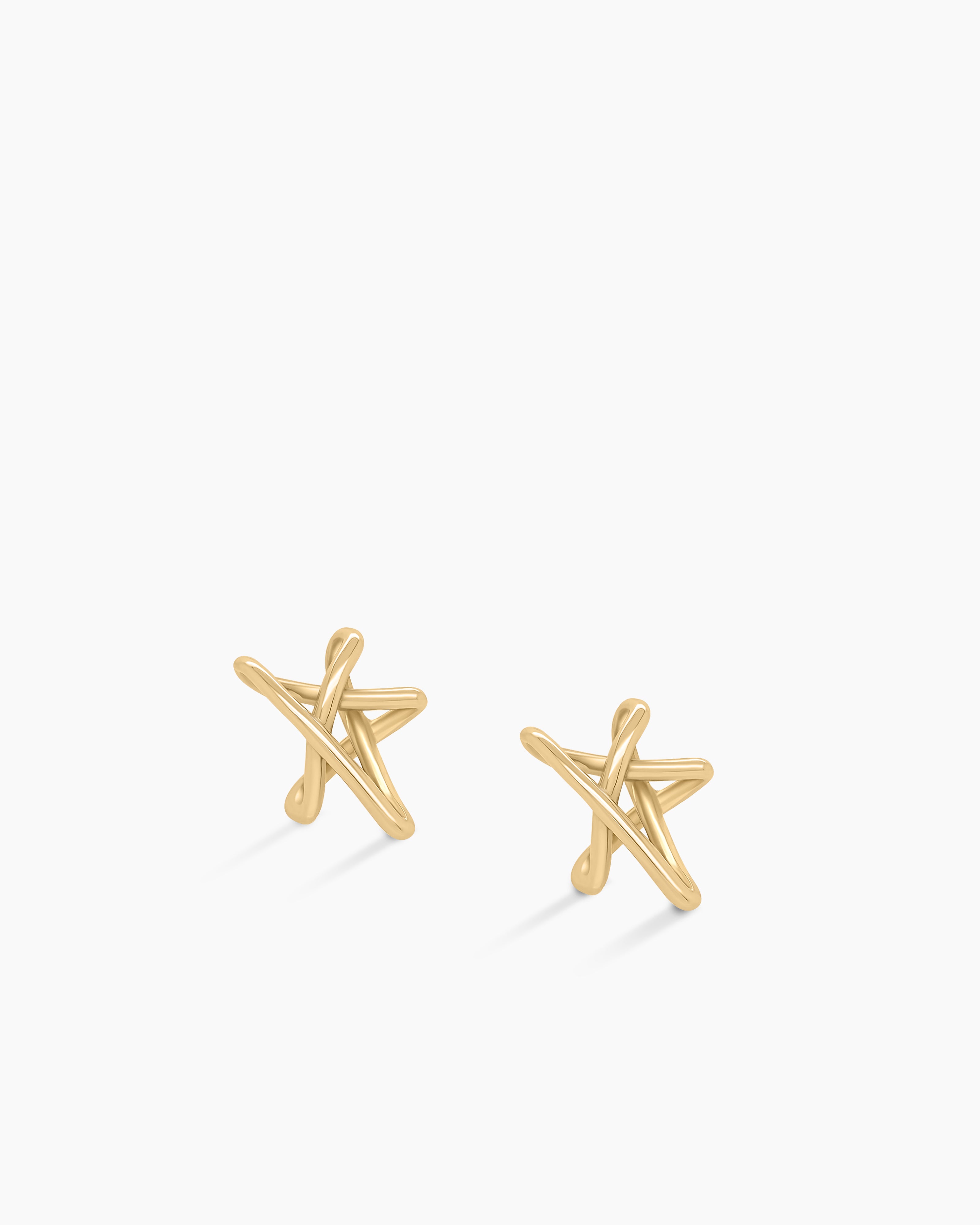Mini Star Scribble Earrings