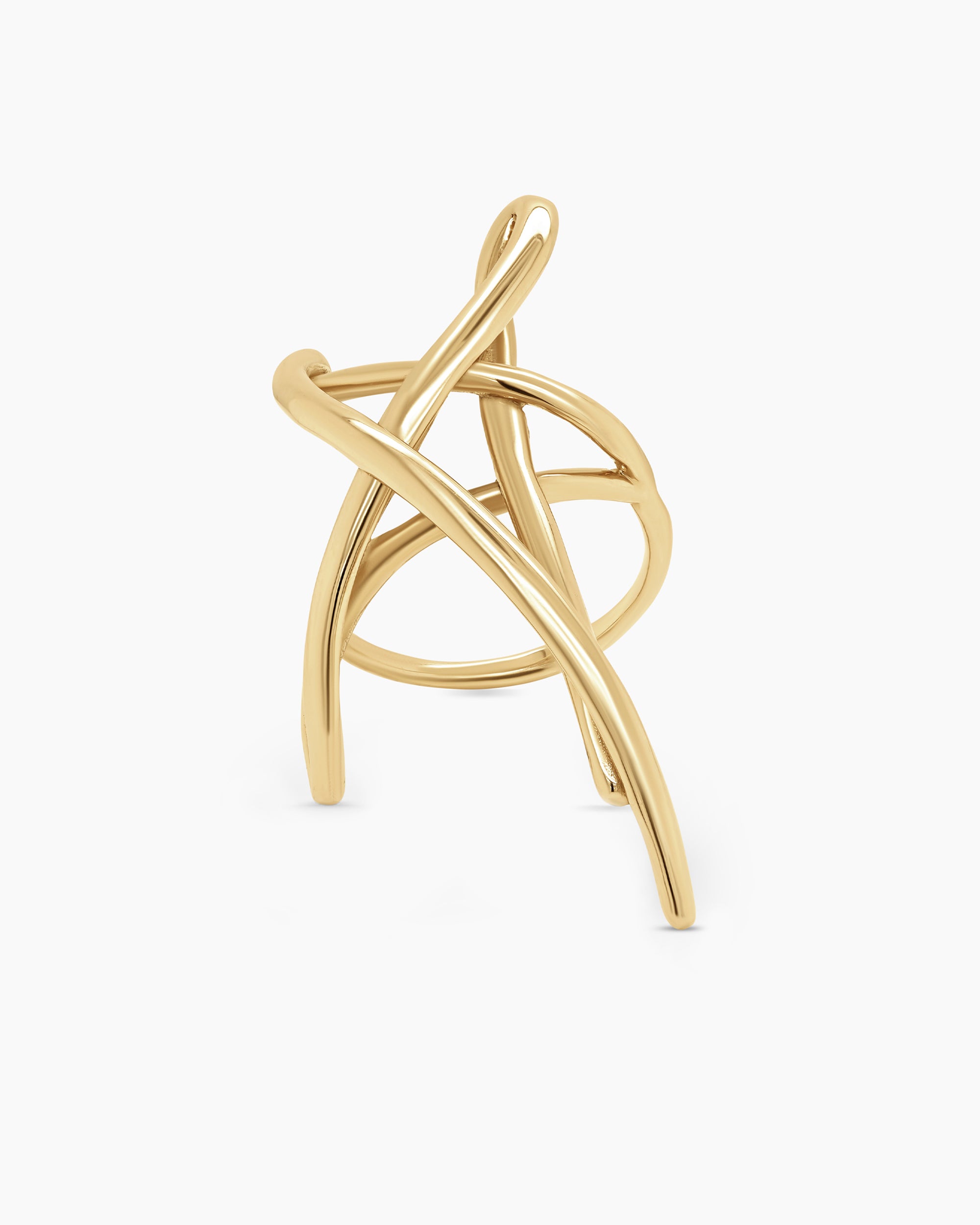Large Star Scribble Statement Ring