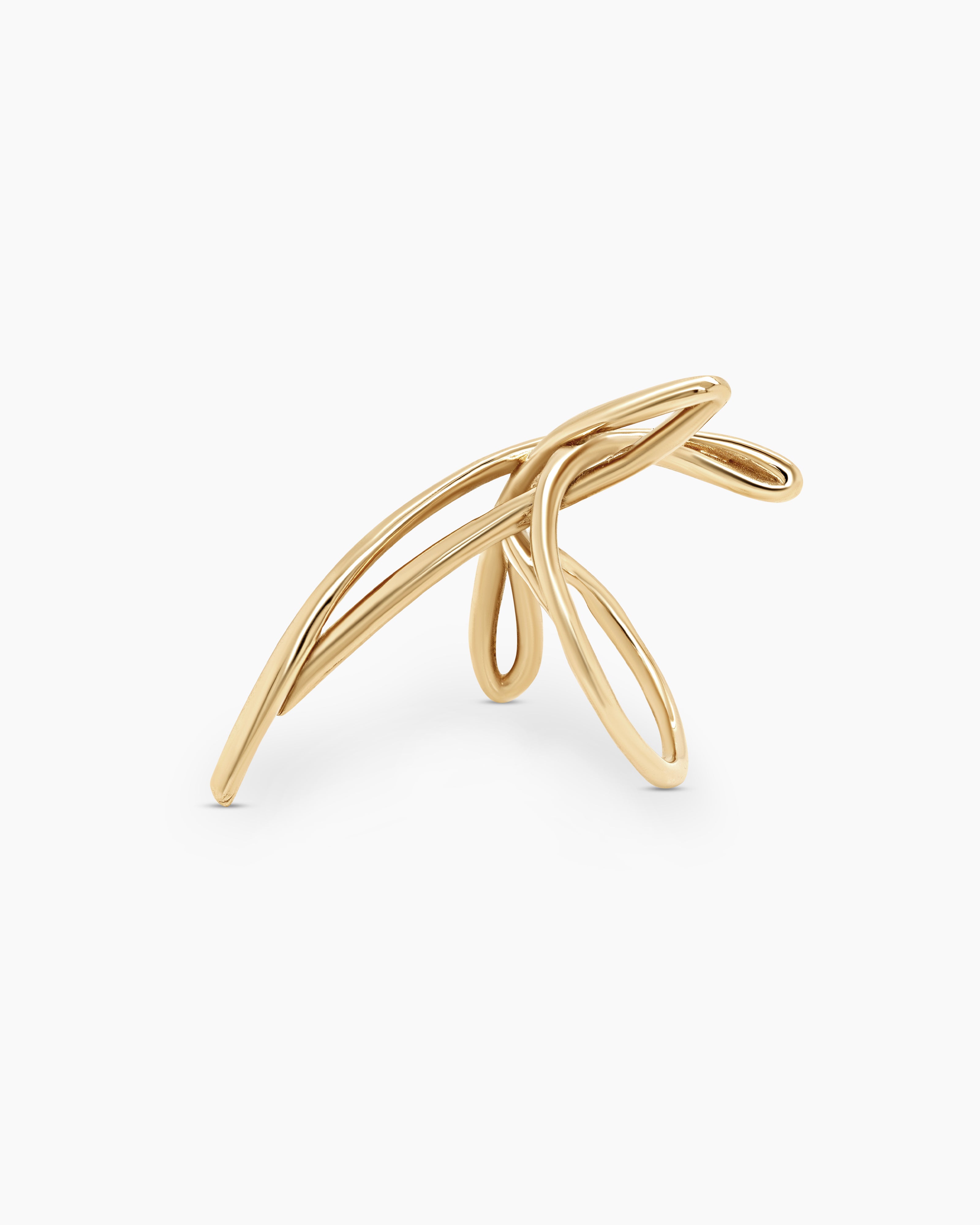 Large Star Scribble Statement Ring