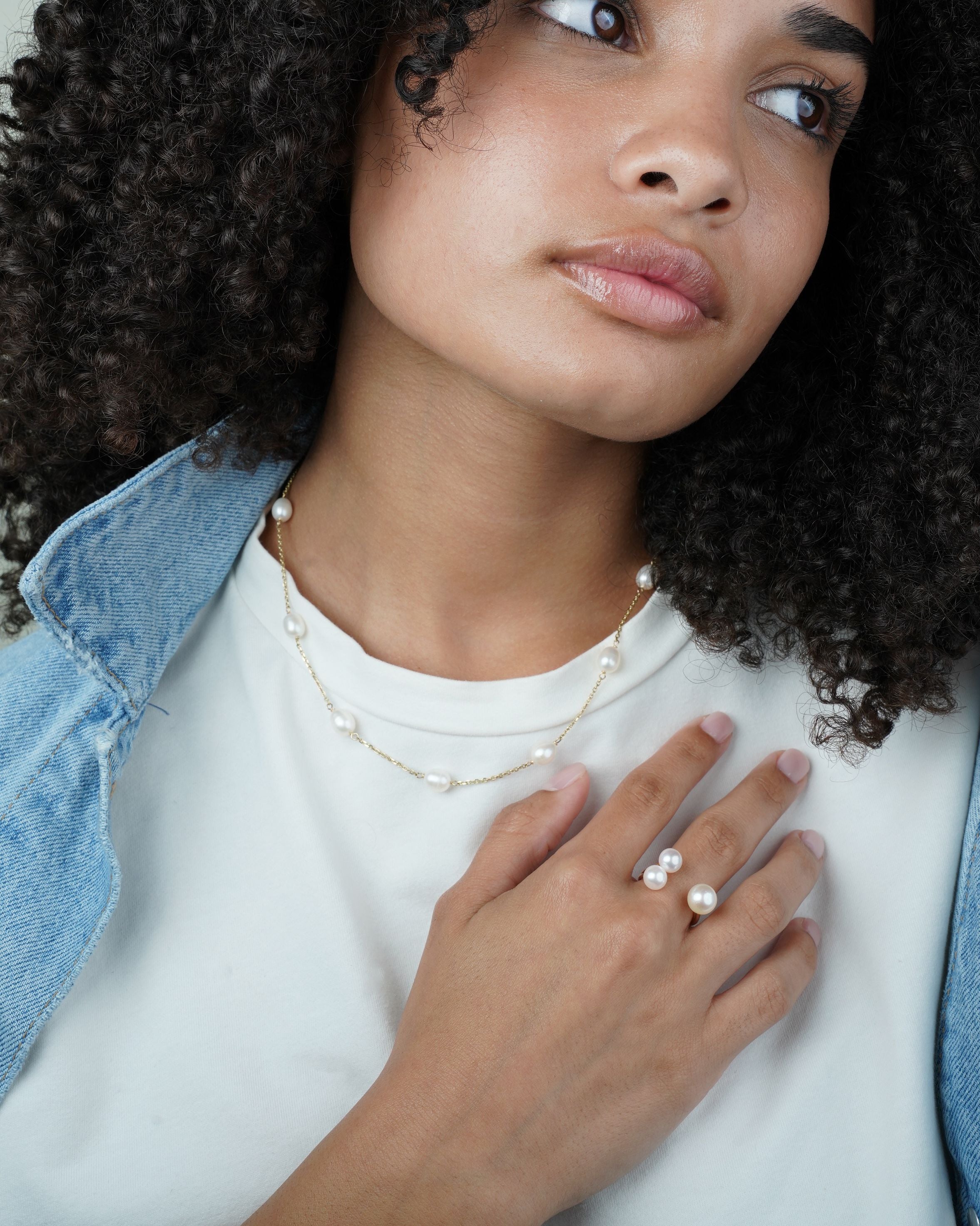 Fresh Water Pearl Open Ring